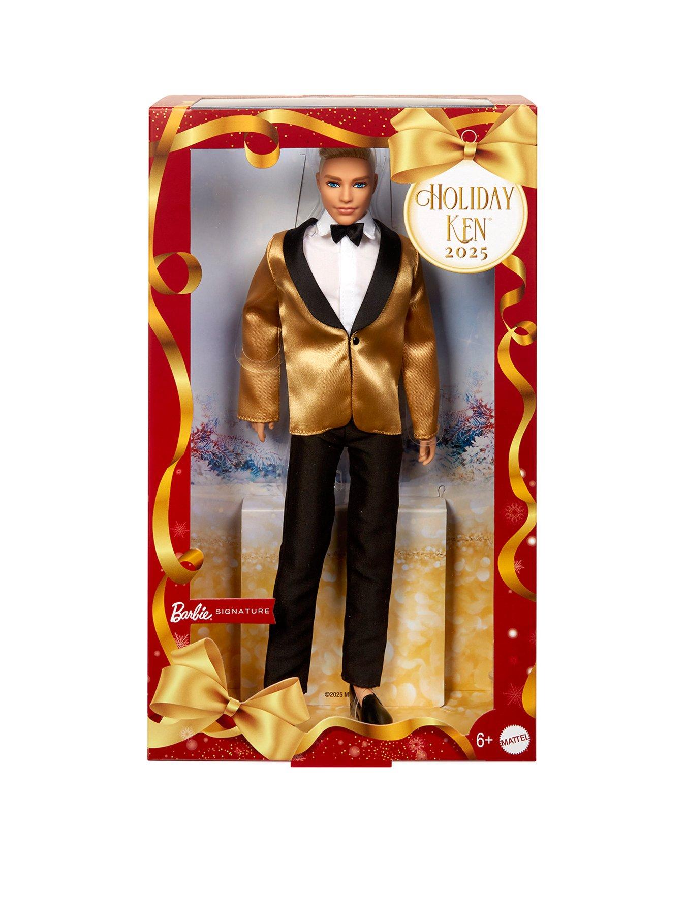 Image 5 of 5 of Barbie Seasonal Celebrations -Barbie Holiday Ken Doll - Blonde Hair