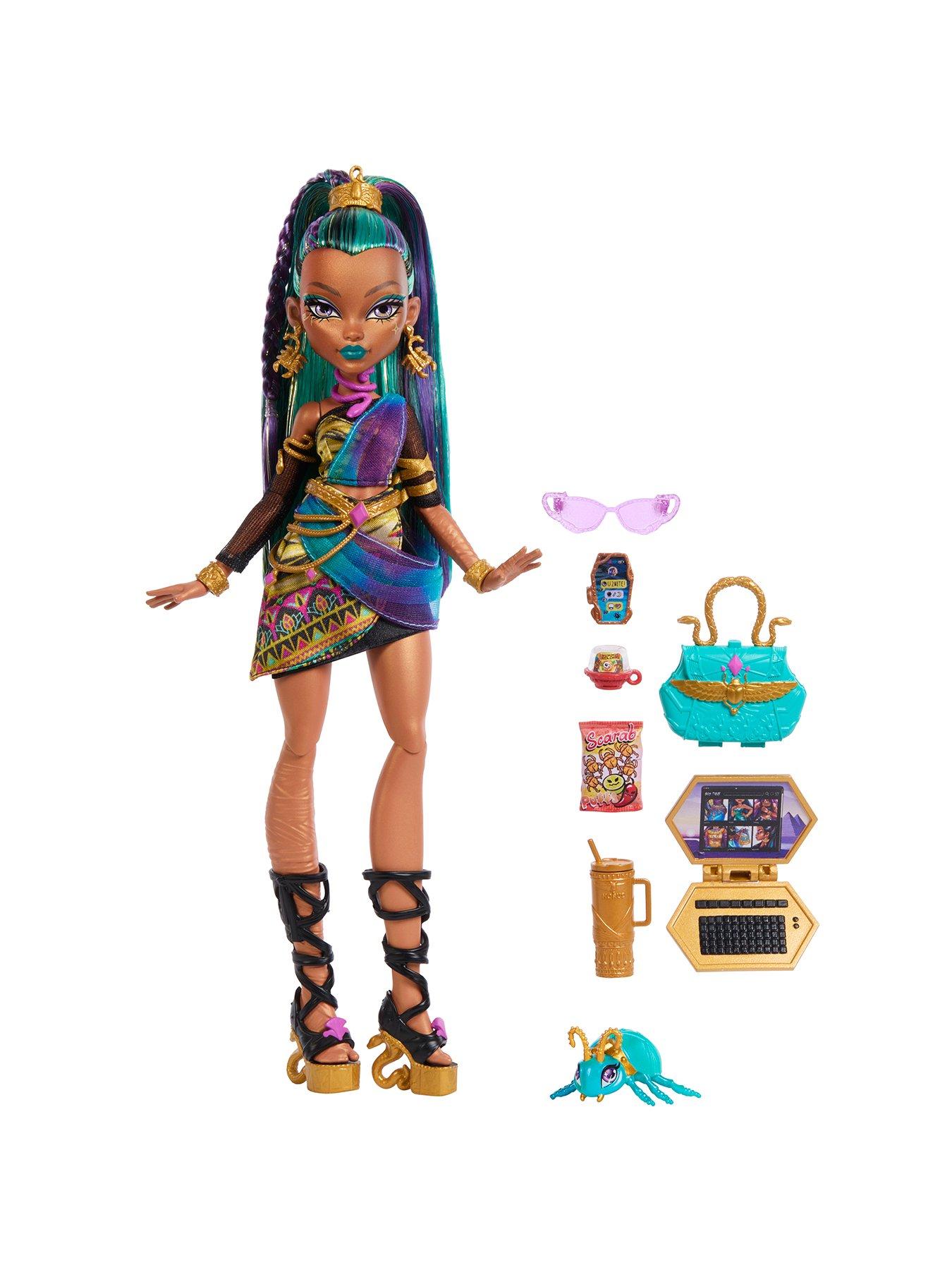 monster-high-monster-high-nefera-de-nile-doll-with-pet-scarab-lavish-and-7-accessories-like-purse-and-snacksstillFront