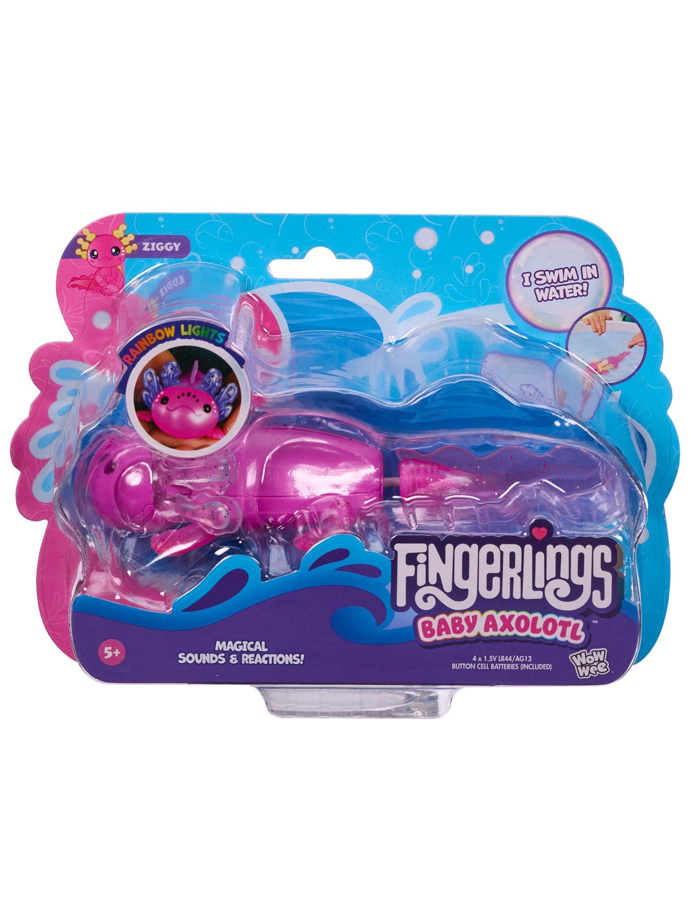 Image 2 of 7 of Fingerlings Fingerlings Baby Axolotl Interactive&nbsp;Pet -&nbsp;Pink
