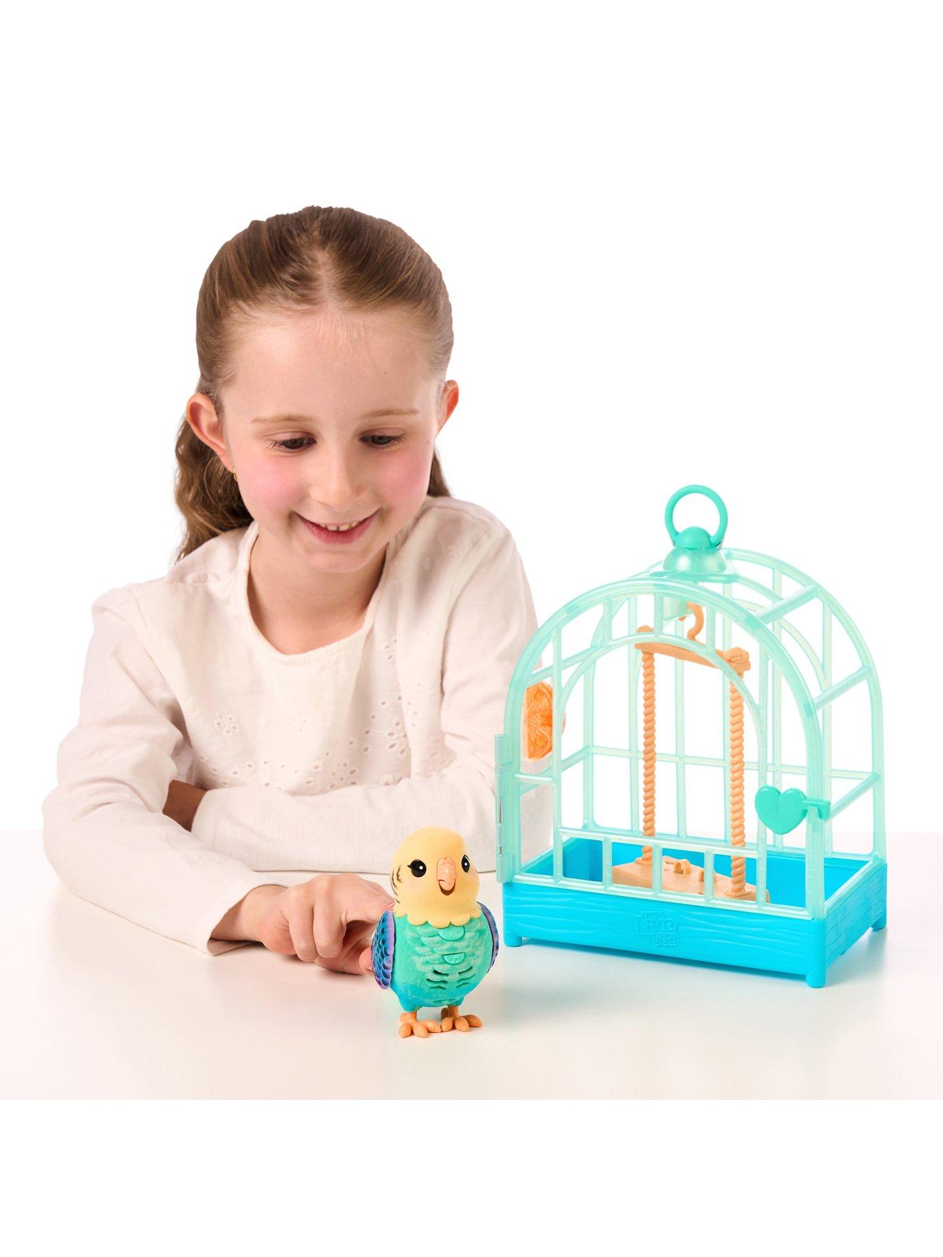 Image 2 of 8 of Little Live Pets Little Live Pets My Really Real Bird &amp; Cage - Indie the&nbsp;Interactive, Realistic Toy&nbsp;Pet Bird