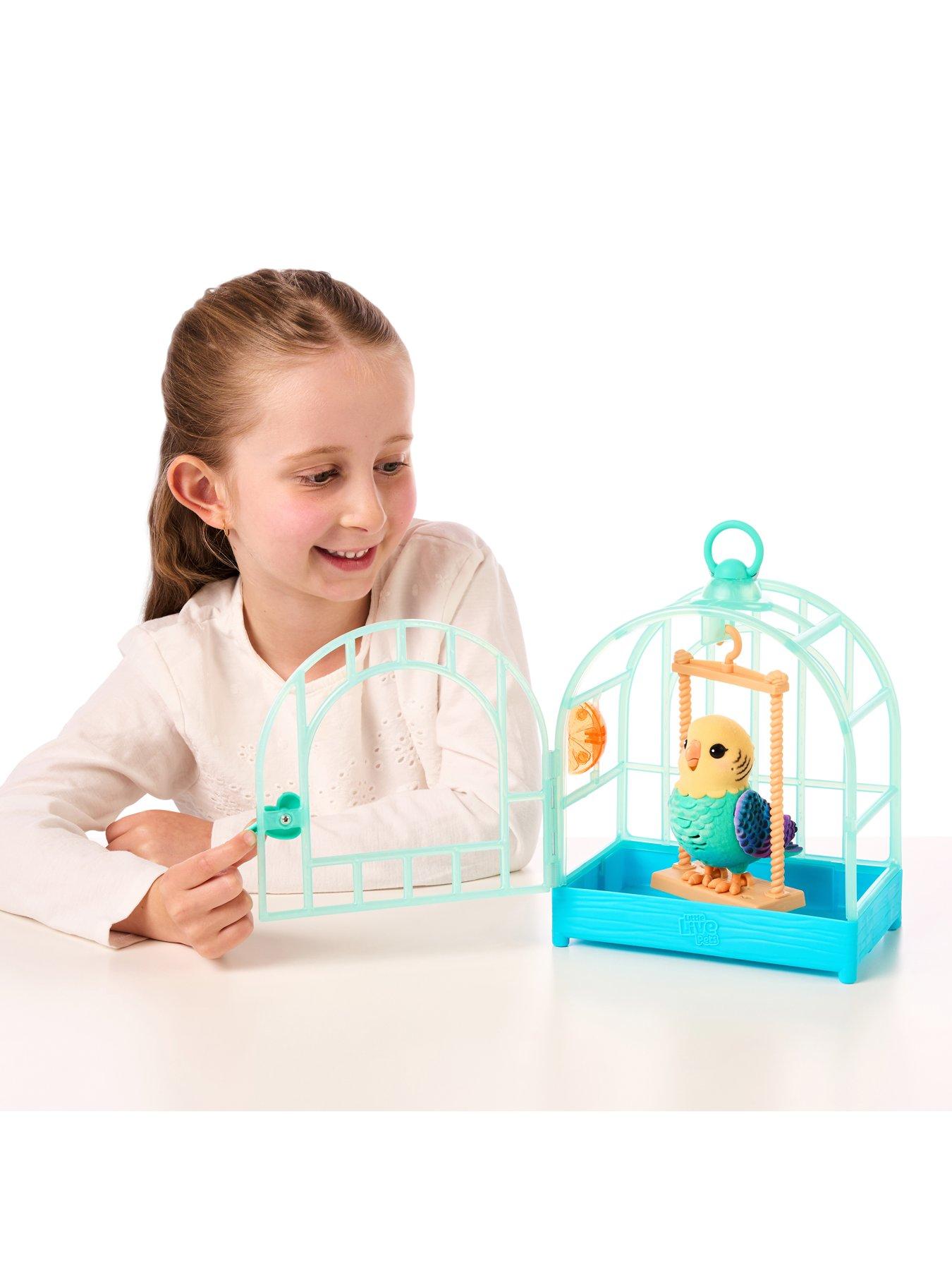 Image 3 of 8 of Little Live Pets Little Live Pets My Really Real Bird &amp; Cage - Indie the&nbsp;Interactive, Realistic Toy&nbsp;Pet Bird
