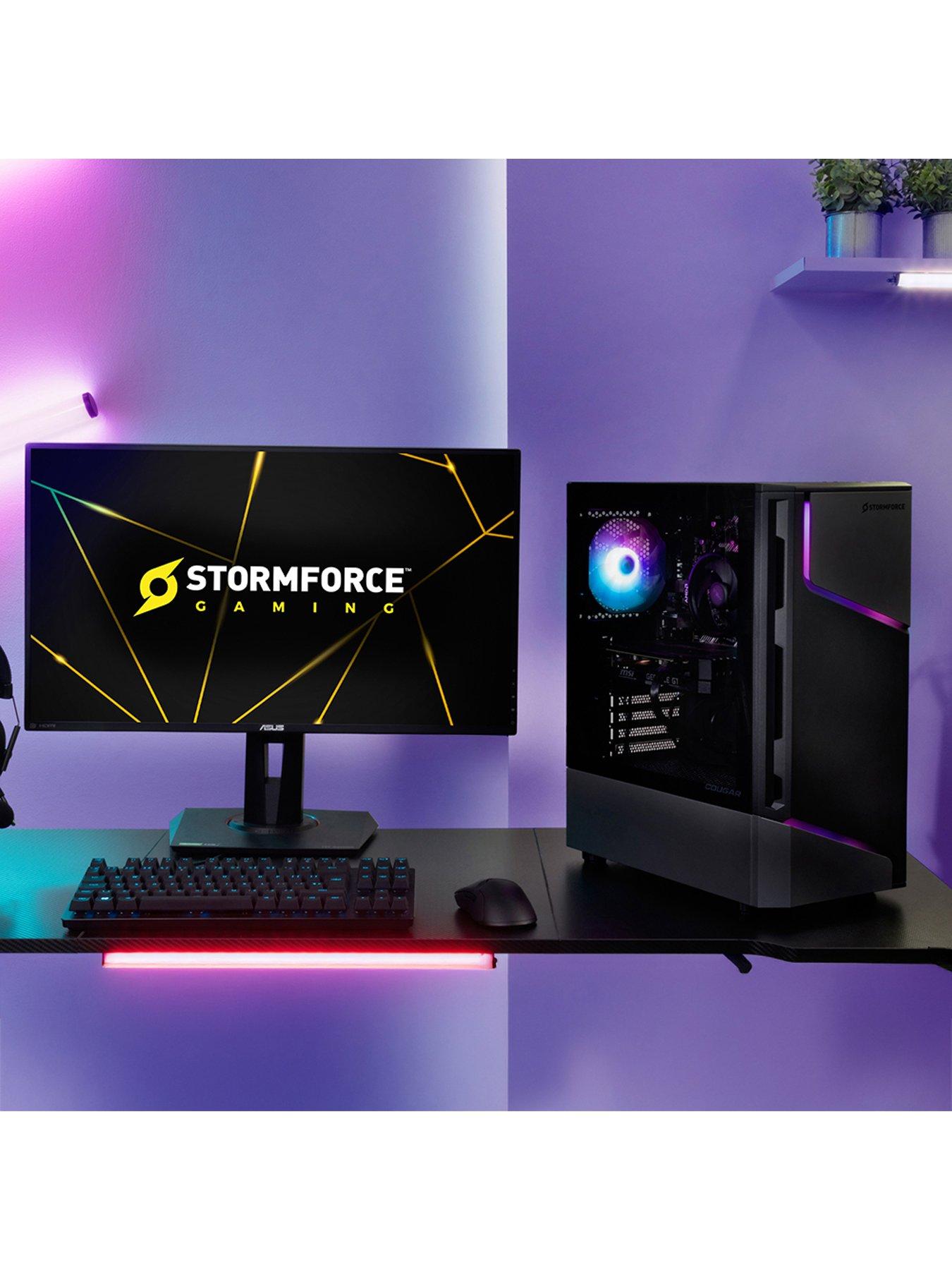 Image 5 of 5 of Stormforce MX360 - GeForce RTX 5060 - Core i5 - 16GB 1TB - Gaming Desktop - Black