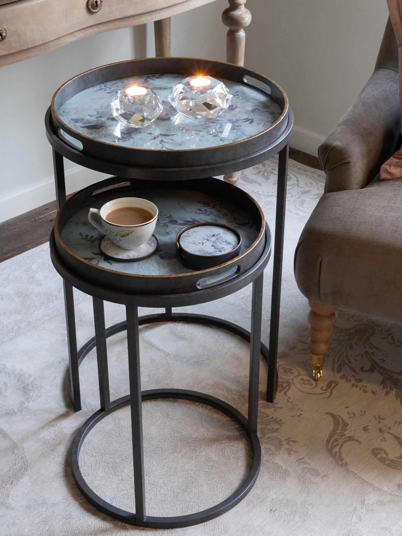 undefined Linlithgow Set Of 2 Side Tray Tables