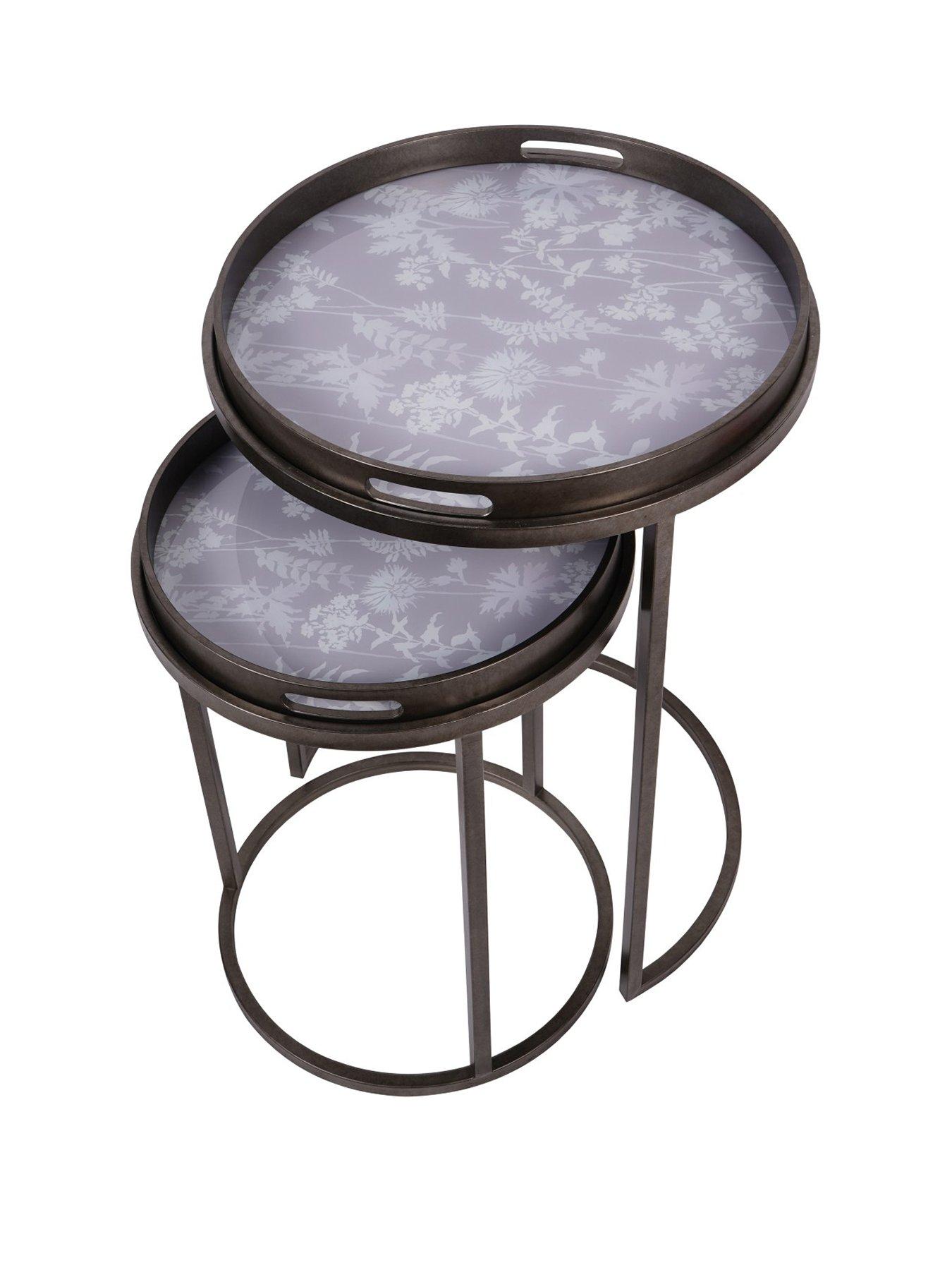 undefined Tidworth Set Of 2 Side Tray Tables