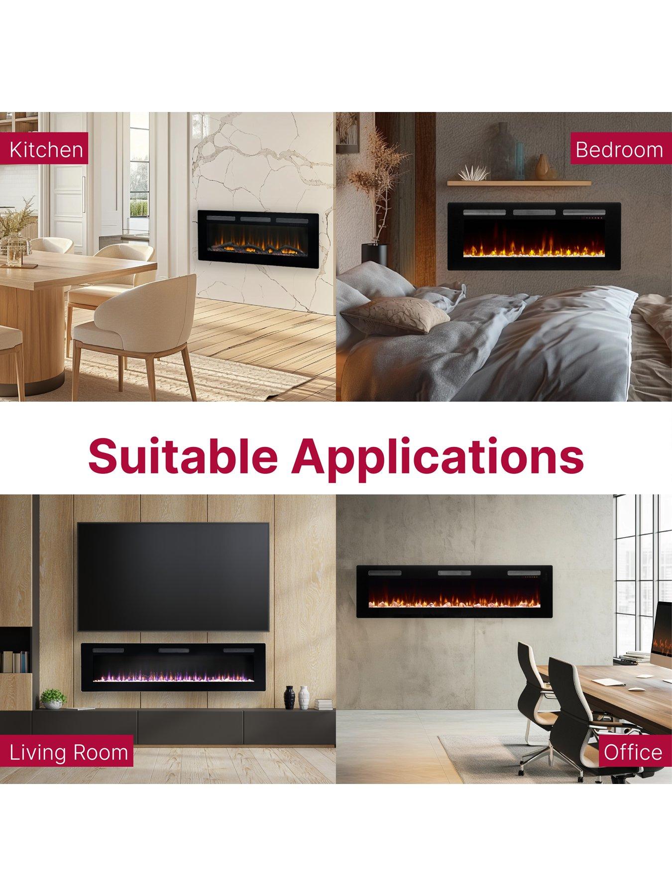 Image 7 of 8 of Dimplex Sierra 60" Linear Wall Fire