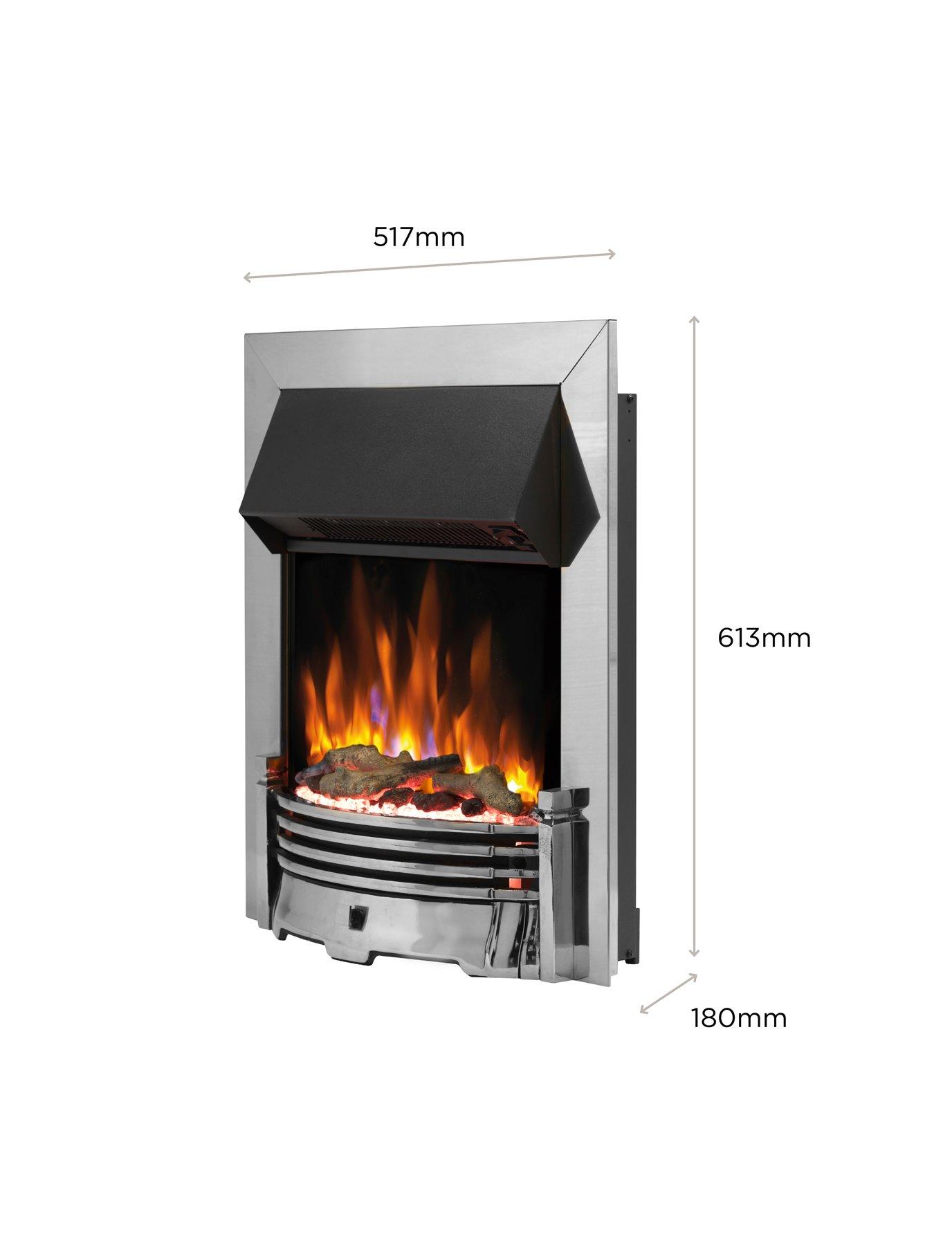 Image 4 of 8 of Dimplex Helmsdale Chrome Optiflame Electric Fire