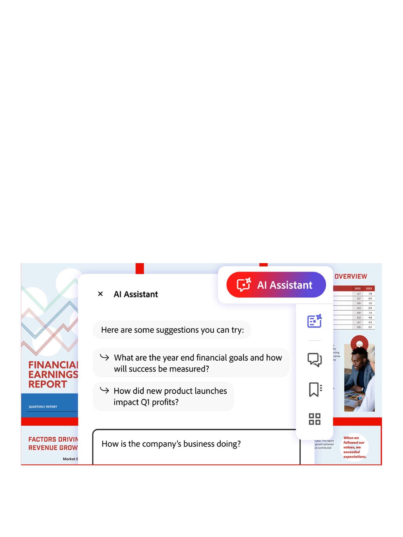 Image 2 of 5 of Adobe AI Assistant for Acrobat - 1 Year