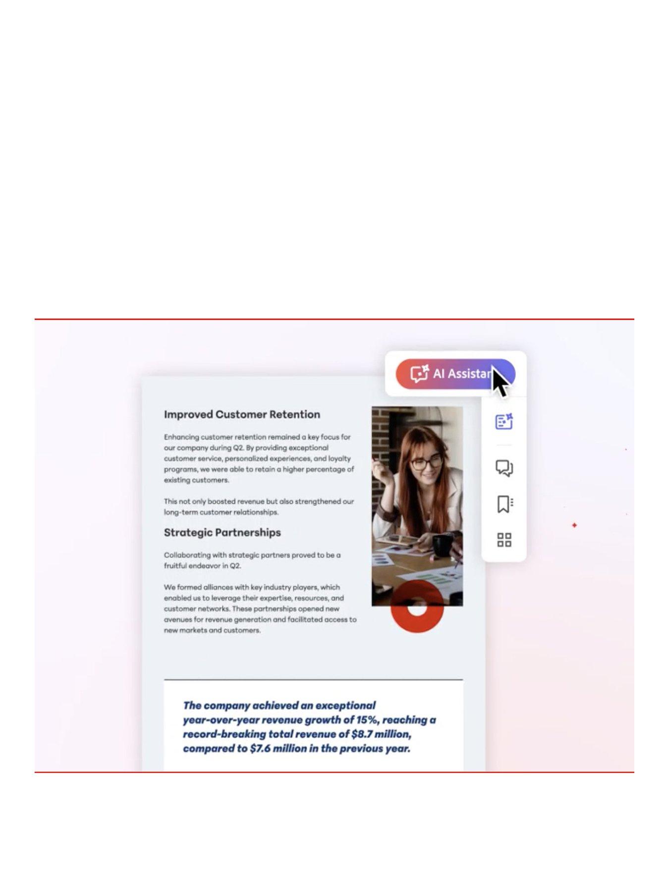 Image 3 of 5 of Adobe AI Assistant for Acrobat - 1 Year