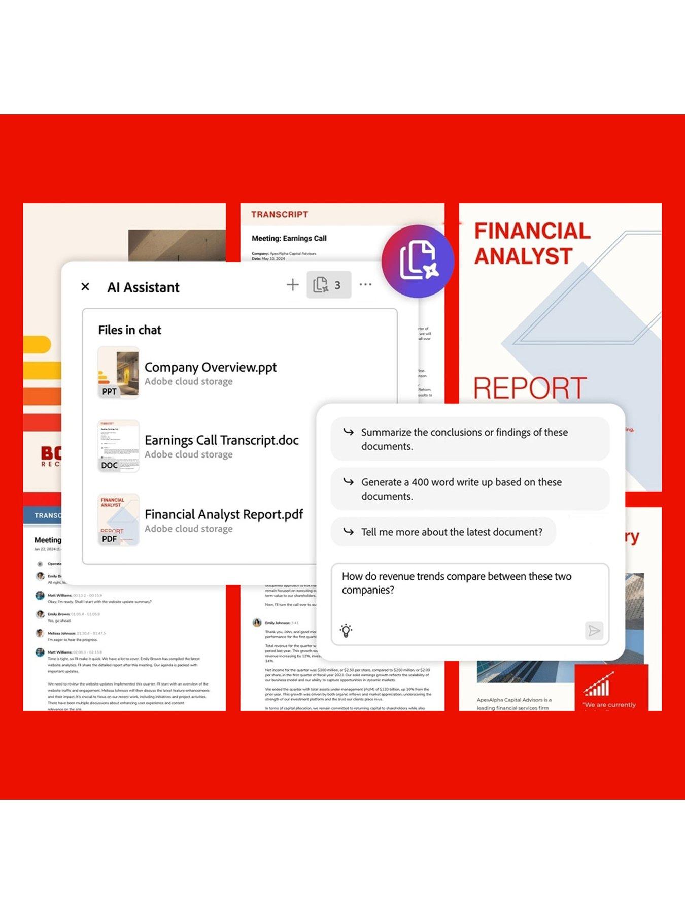 Image 4 of 5 of Adobe AI Assistant for Acrobat - 1 Year