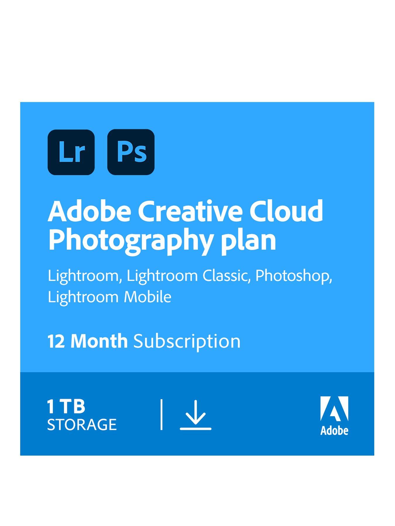 Image 1 of 6 of Adobe Creative Cloud Photography plan with 1TB - 1 Year