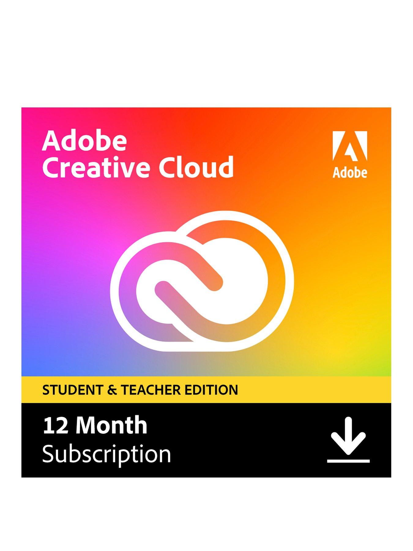 Adobe Creative Cloud Individual - Student & Teacher Only