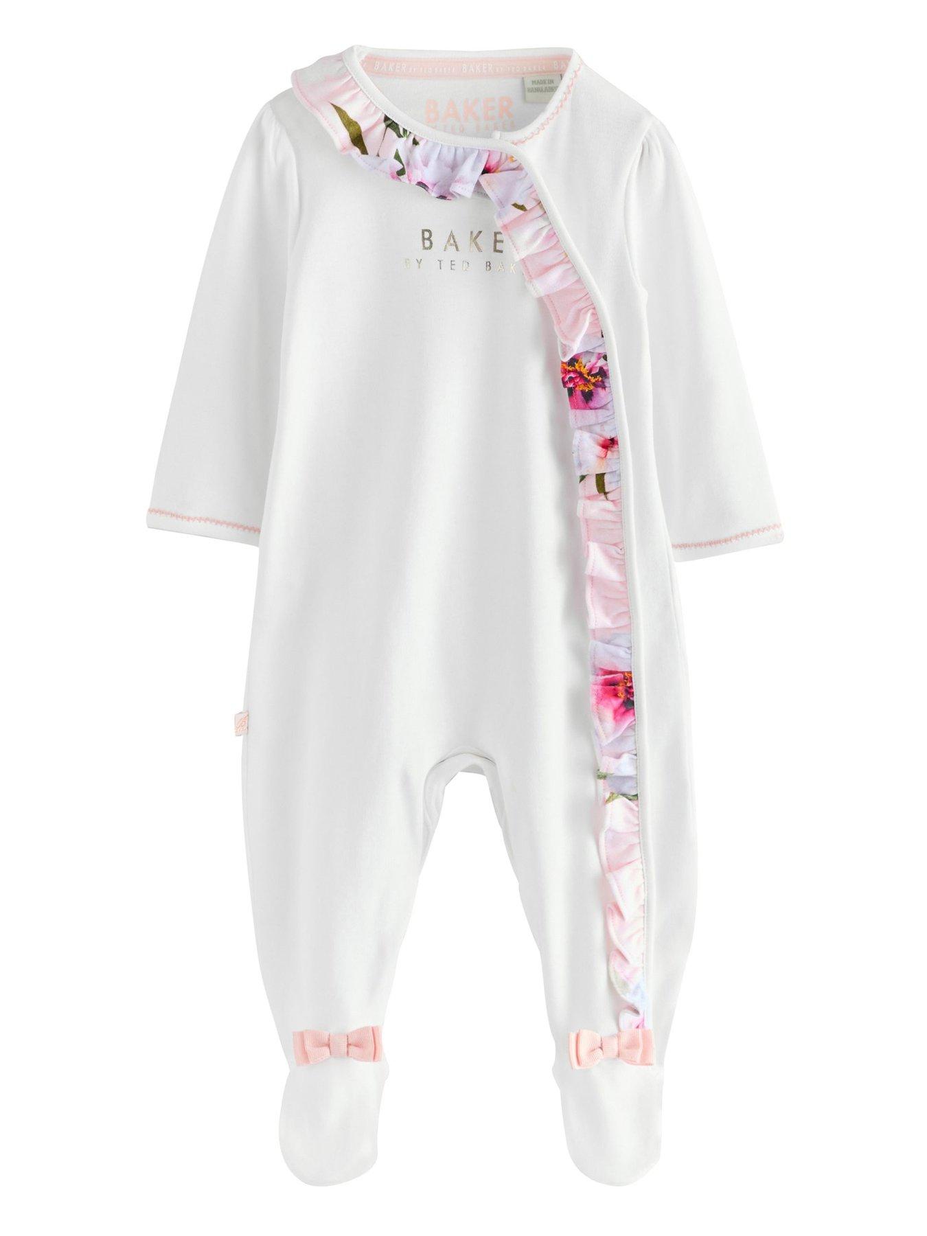 ted-baker-baby-girls-bow-sleepsuits-pinkoutfit