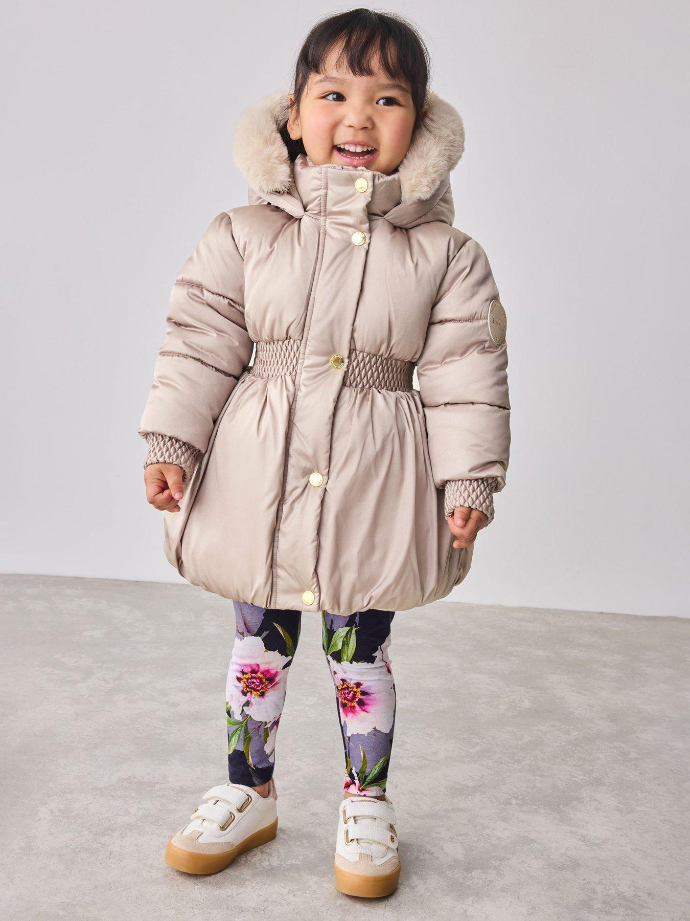 Image 1 of 6 of Ted Baker Younger Girls Bubble Coat - Beige