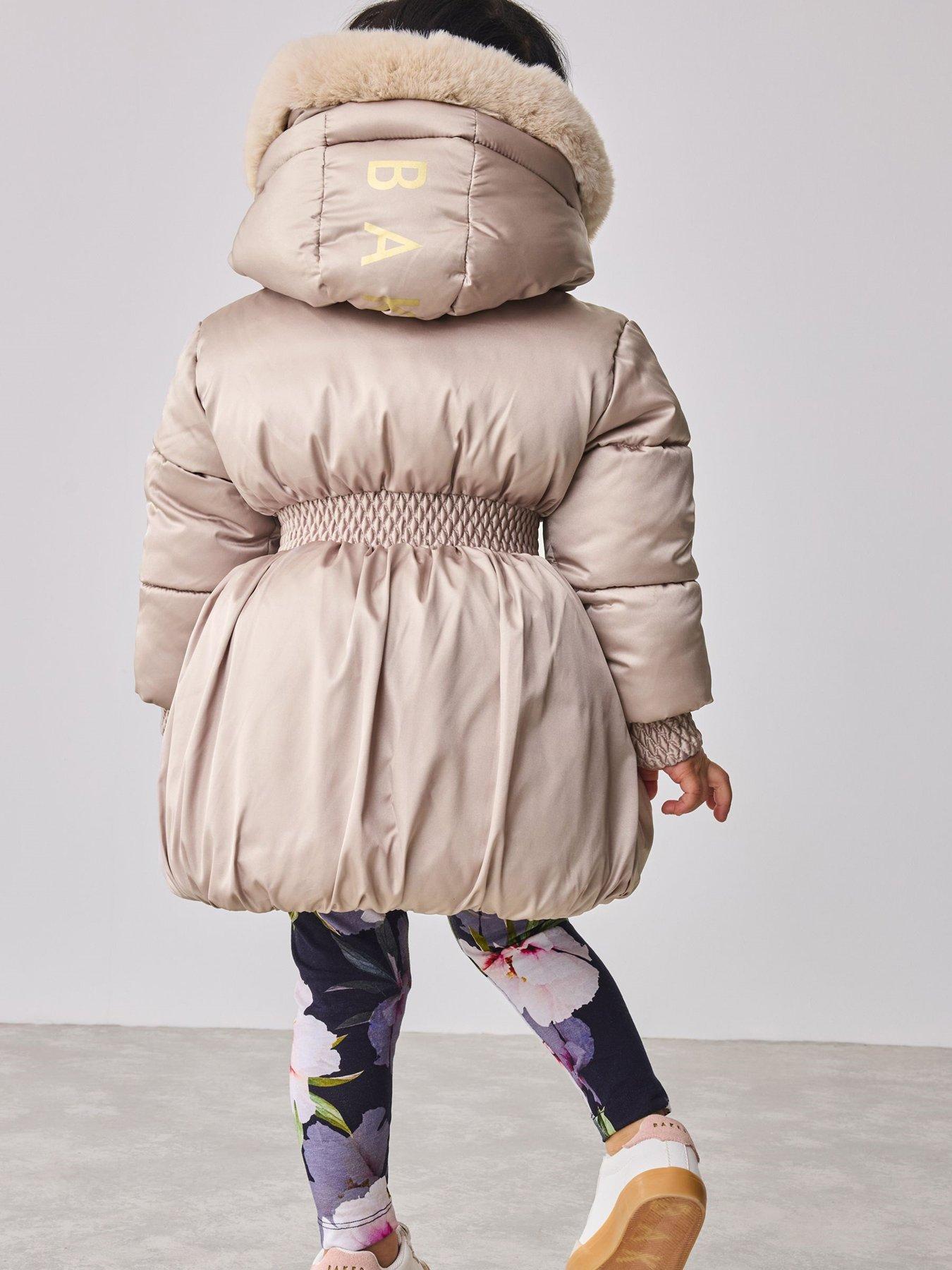 Image 2 of 6 of Ted Baker Younger Girls Bubble Coat - Beige