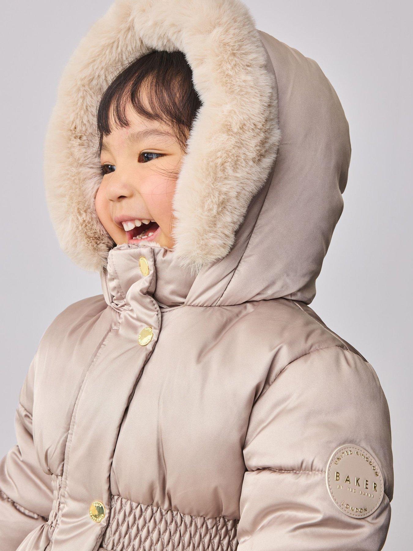 Image 4 of 6 of Ted Baker Younger Girls Bubble Coat - Beige