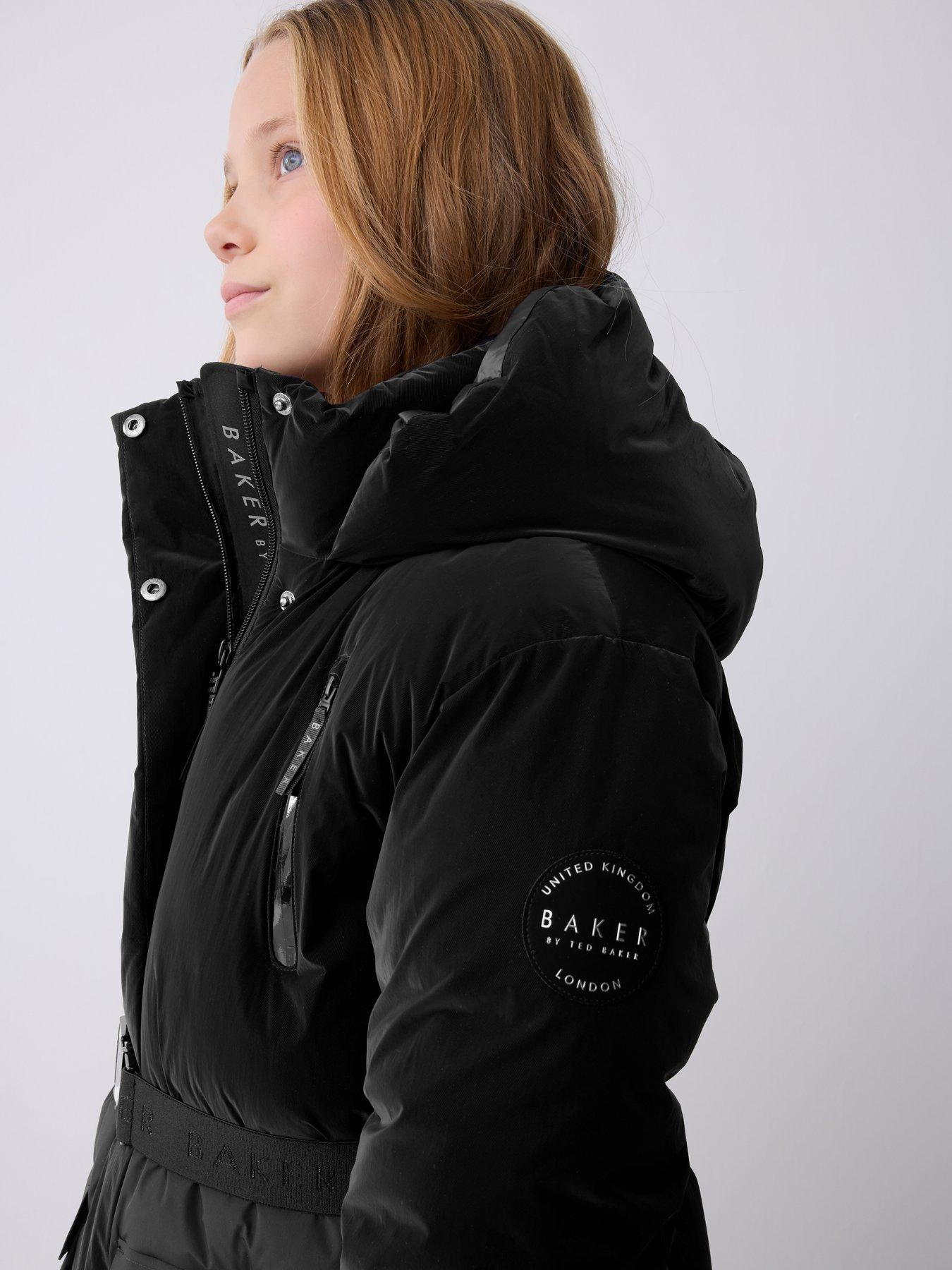 Image 5 of 6 of Ted Baker Older Girls Parka Coat - Black