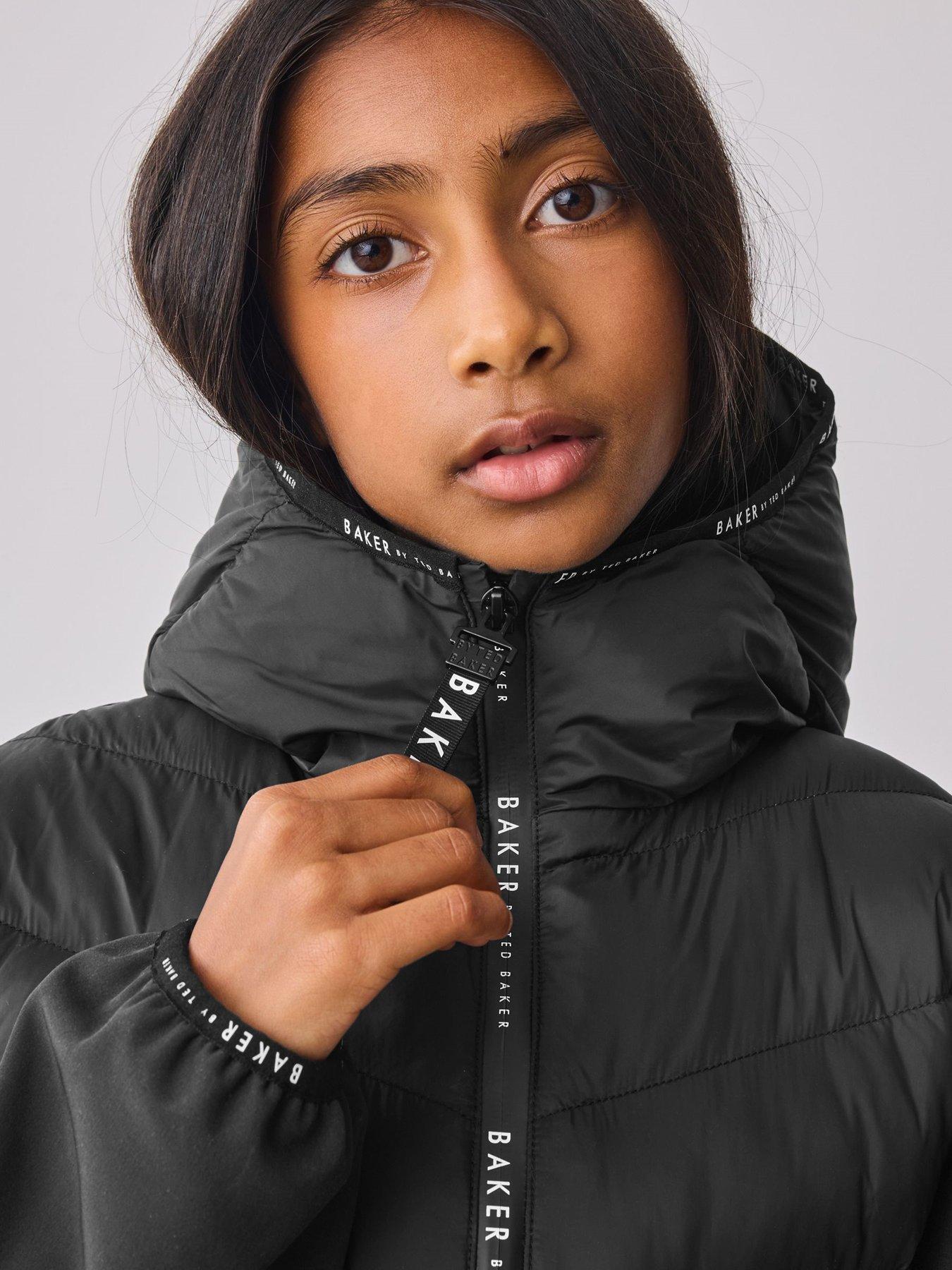Image 3 of 6 of Ted Baker Girls Lightweight Coat - Black