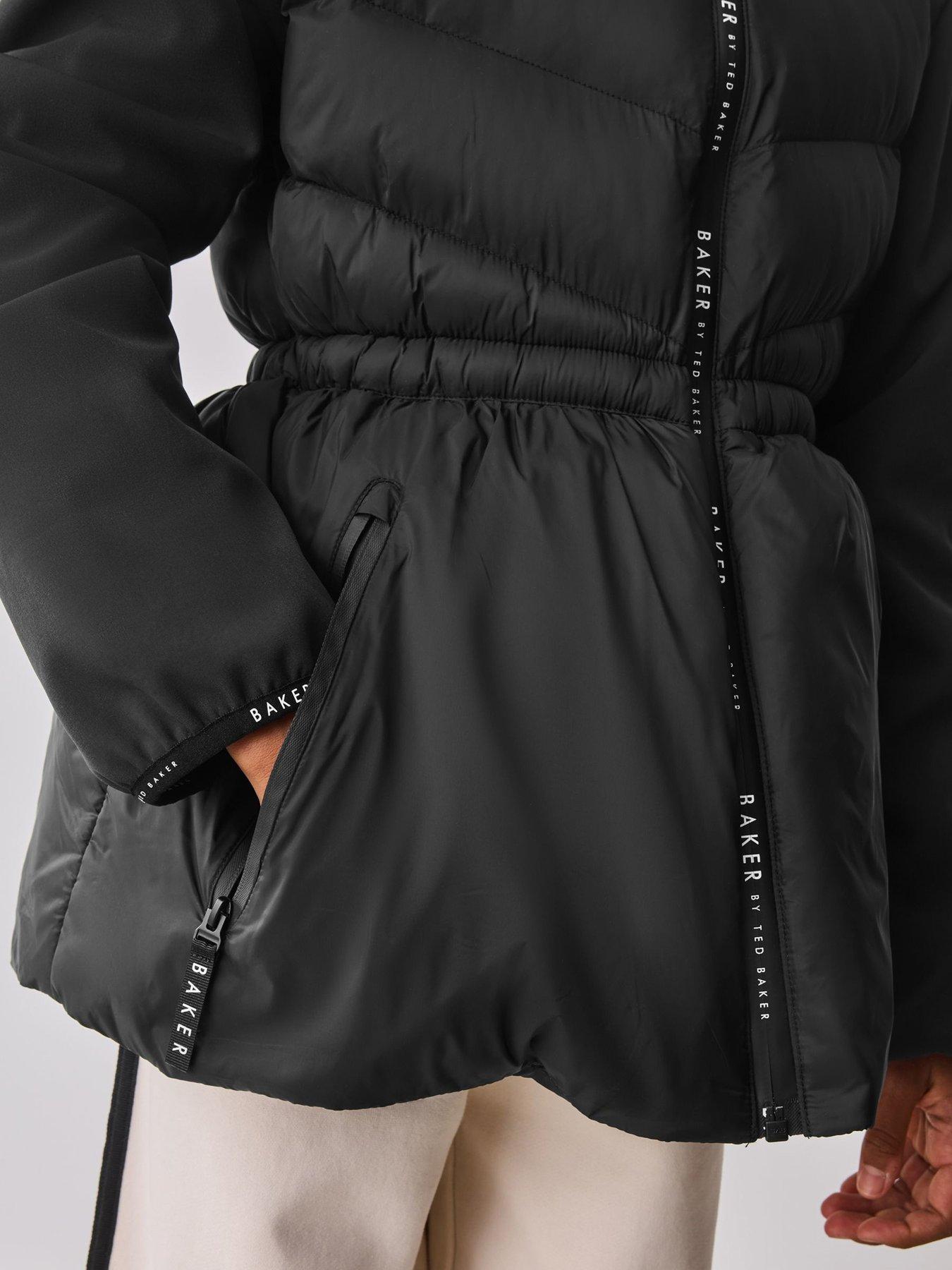 Image 4 of 6 of Ted Baker Girls Lightweight Coat - Black