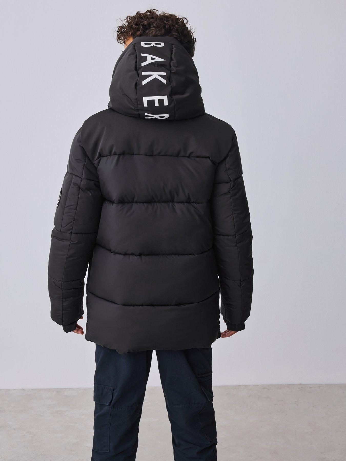 Image 2 of 7 of Ted Baker Older Boys Mid Length Coat - Black