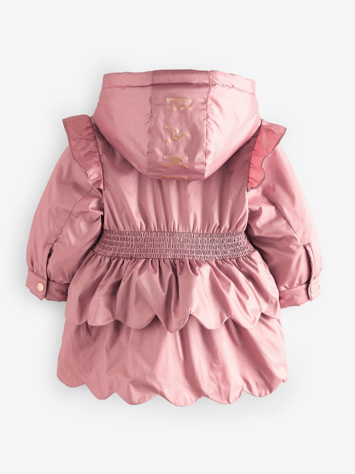 ted-baker-younger-girls-frill-coat-pinkdetail