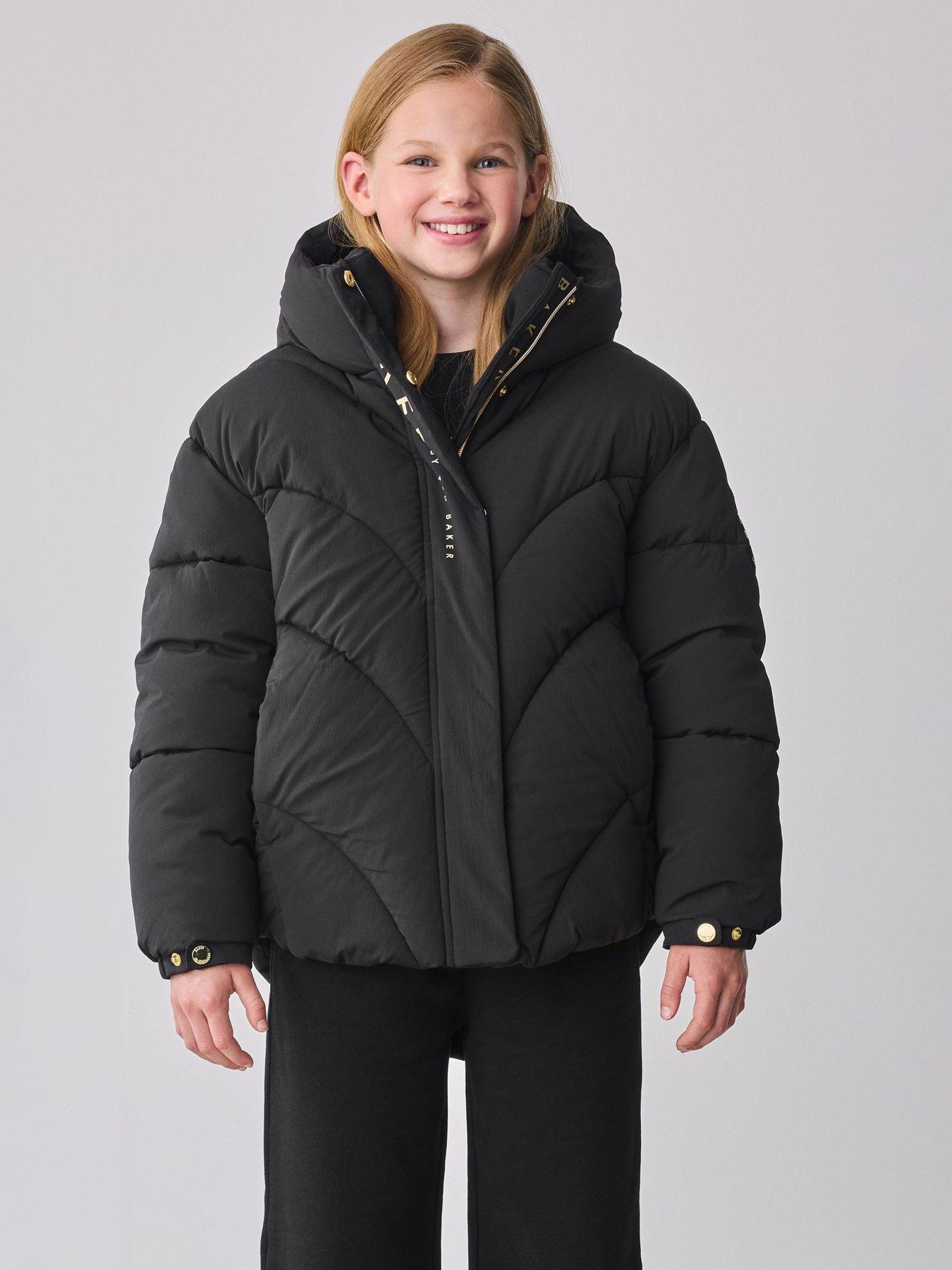 ted-baker-older-girls-panel-coat-black