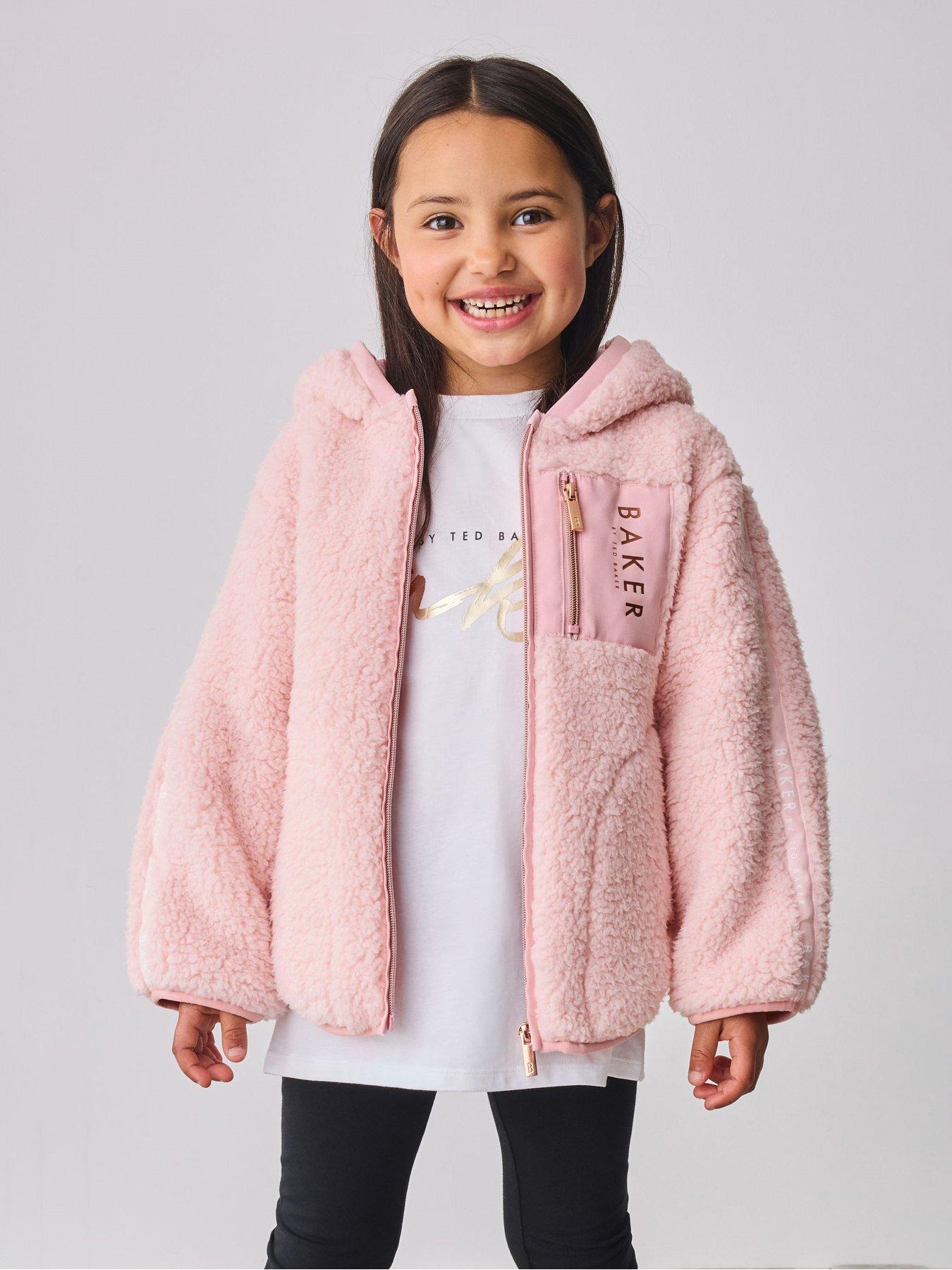 Ted Baker Younger Girls Fleece Jacket - Pink