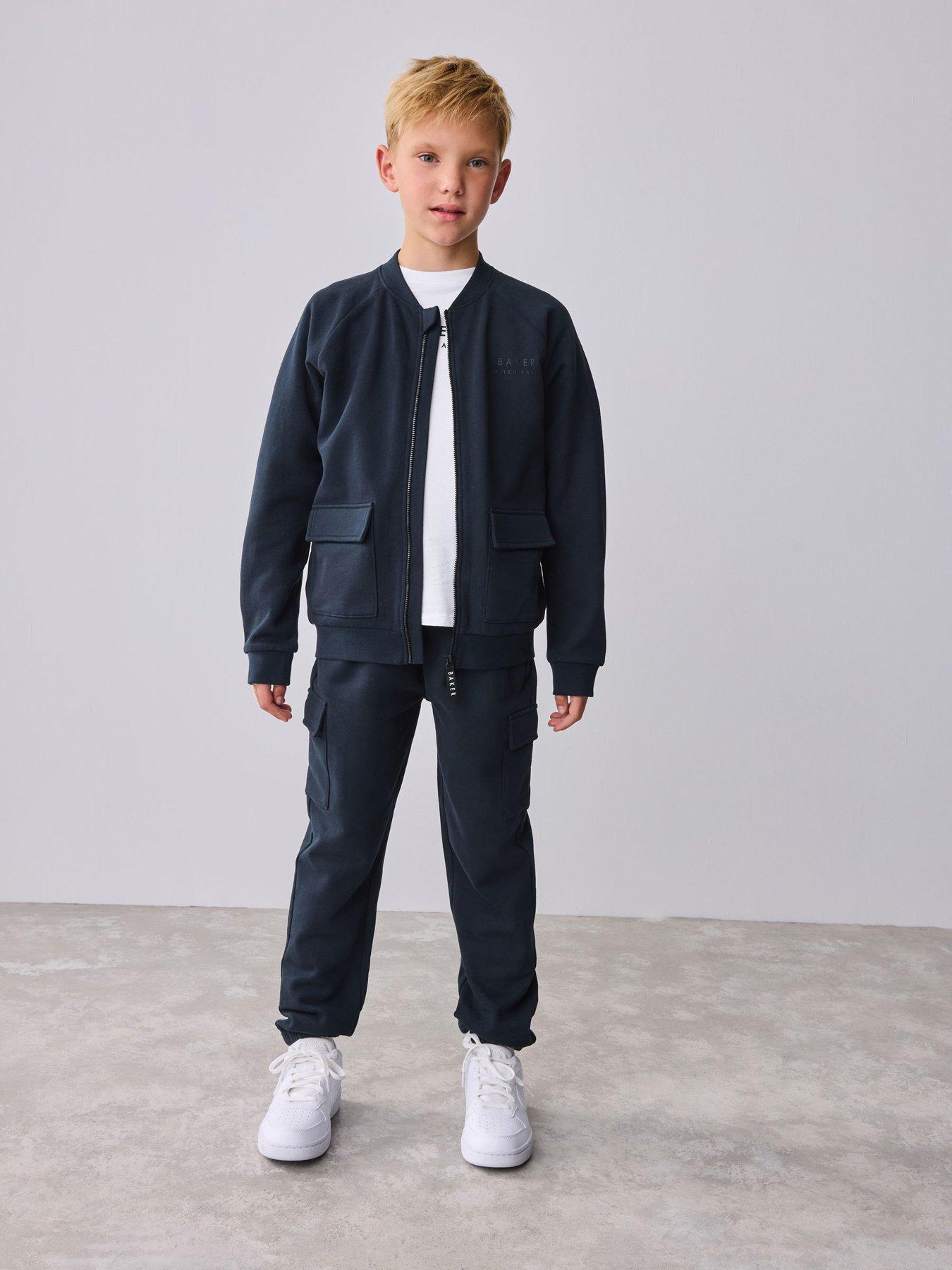 Ted Baker Younger Boys Bomber Set - Navy