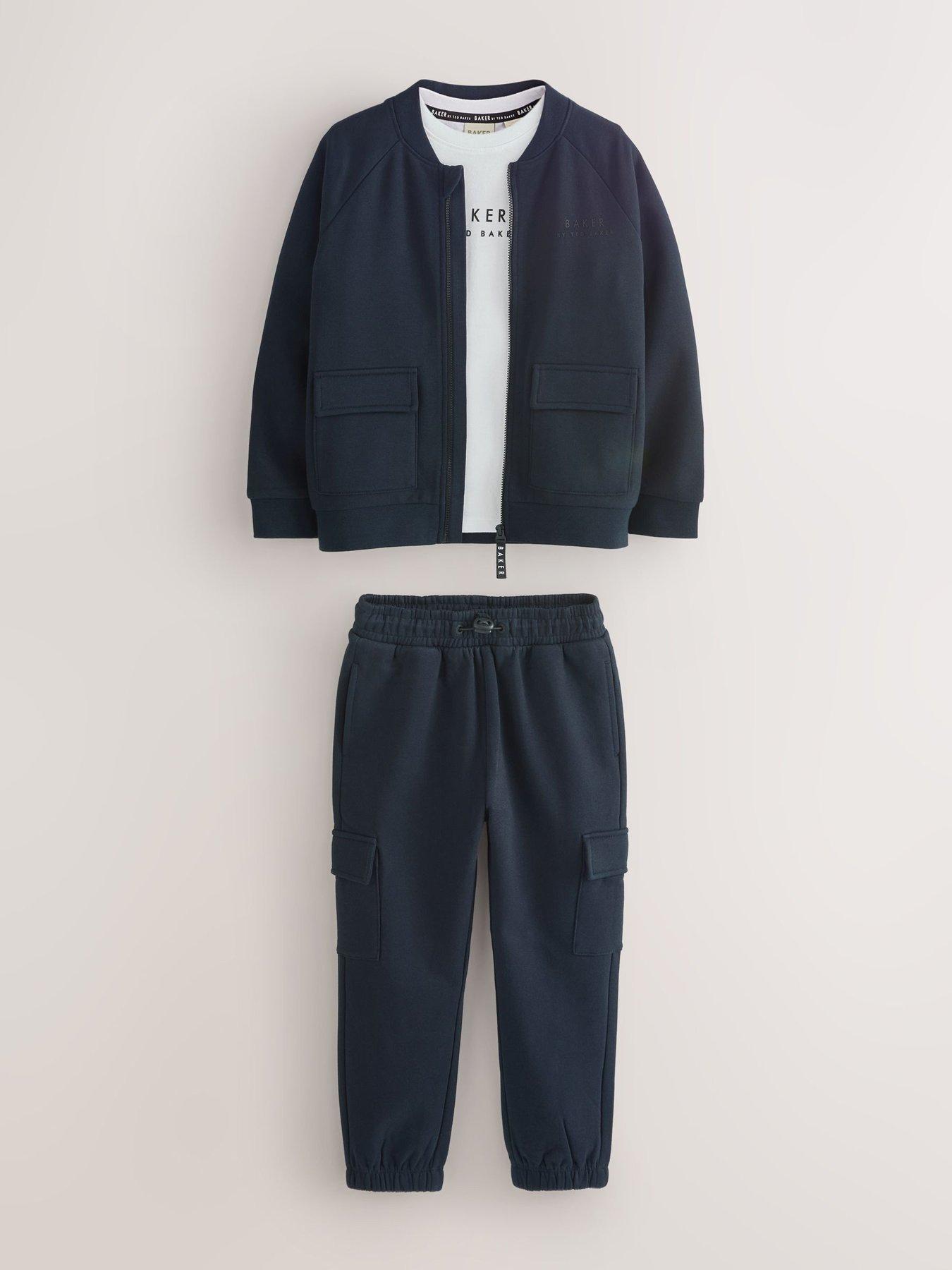Image 5 of 6 of Ted Baker Younger Boys Bomber Set - Navy