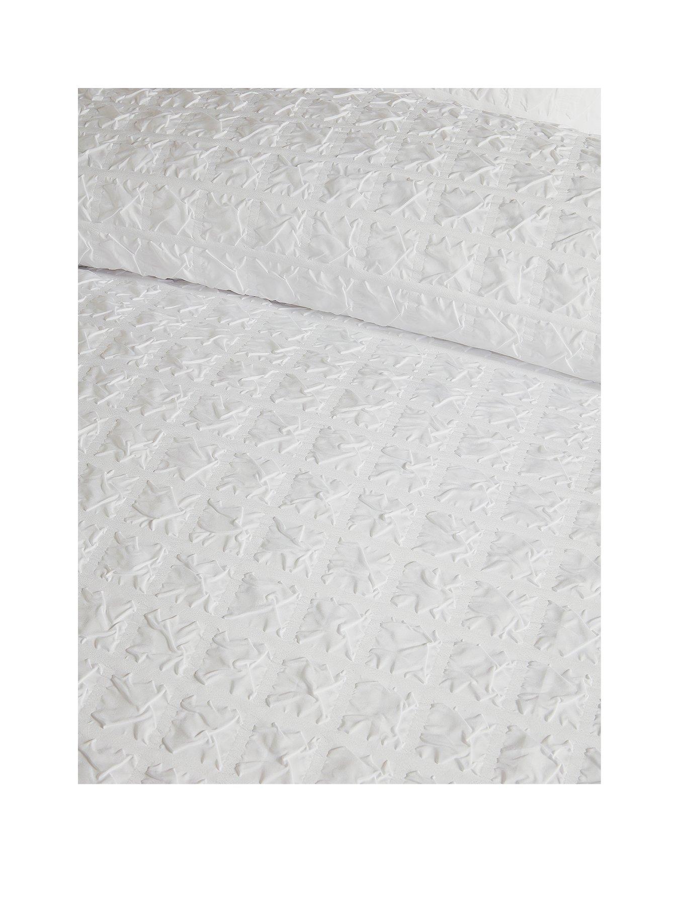 serene-embossed-grid--textured-double-duvet-cover-setstillFront