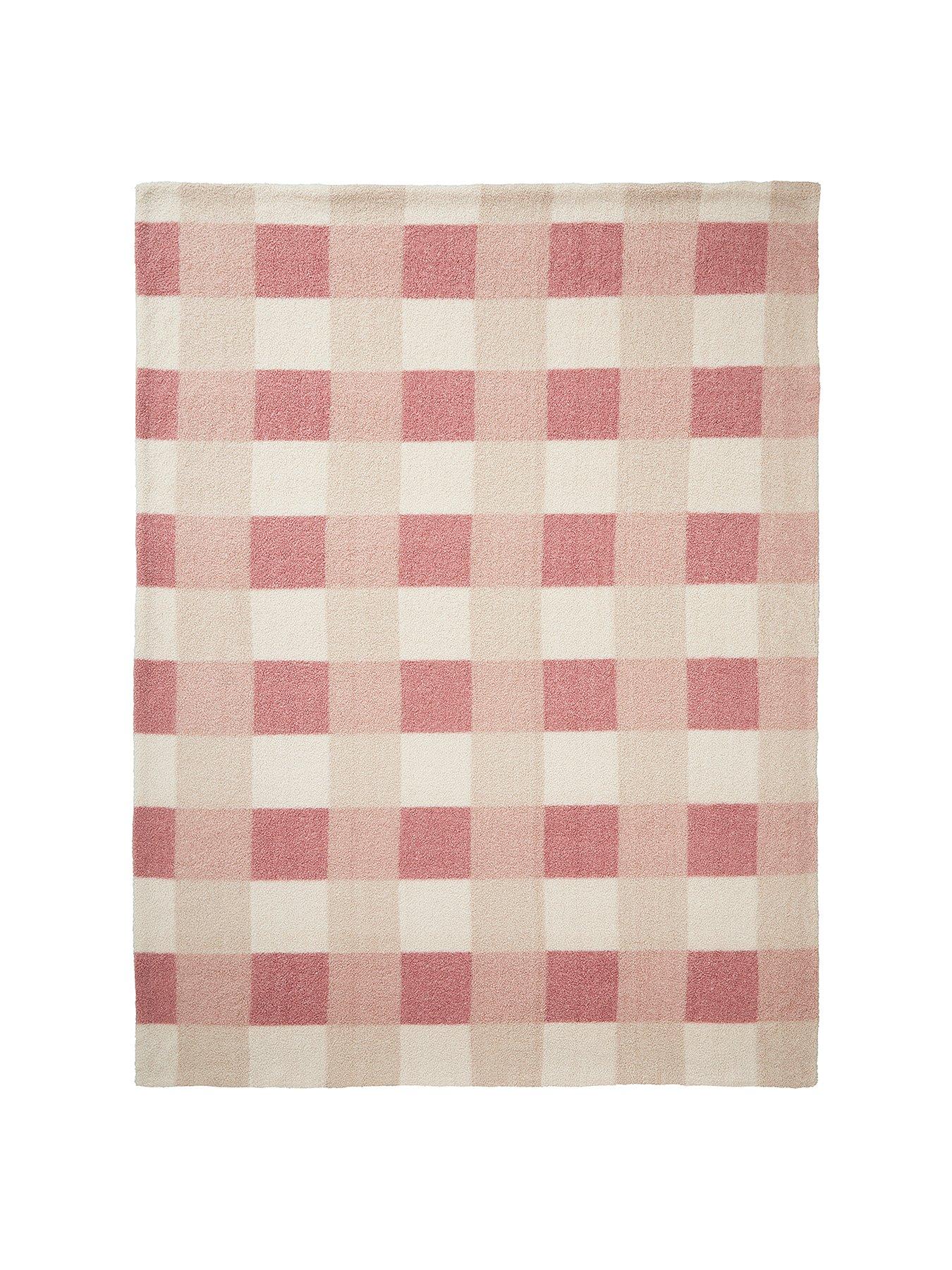 Image 2 of 4 of Appletree Ashford Check  -sherpa Reverse 150cm X 200cm Throw