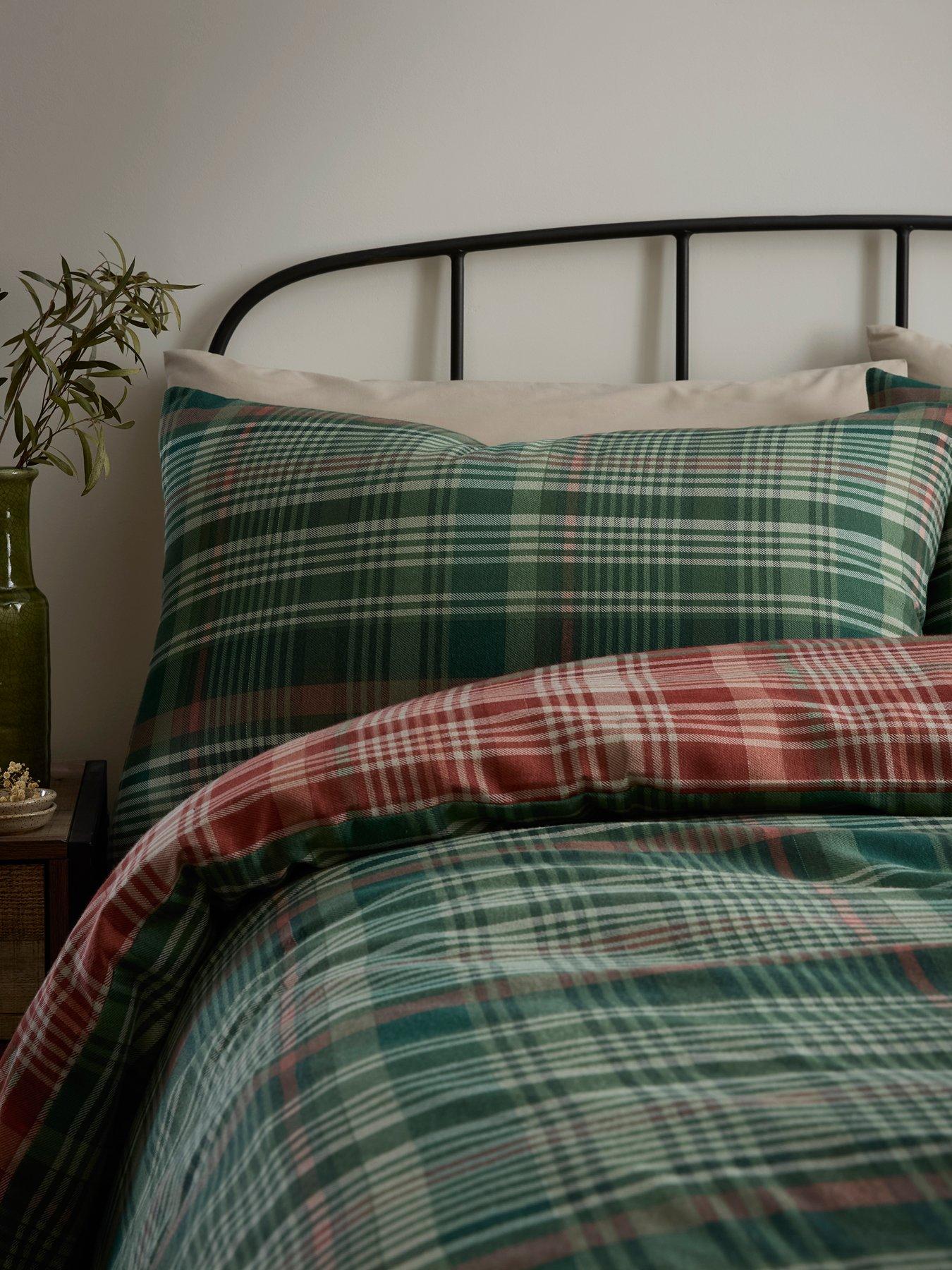 dreams-drapes-bennet-check--brushed-cotton-king-duvet-cover-setback