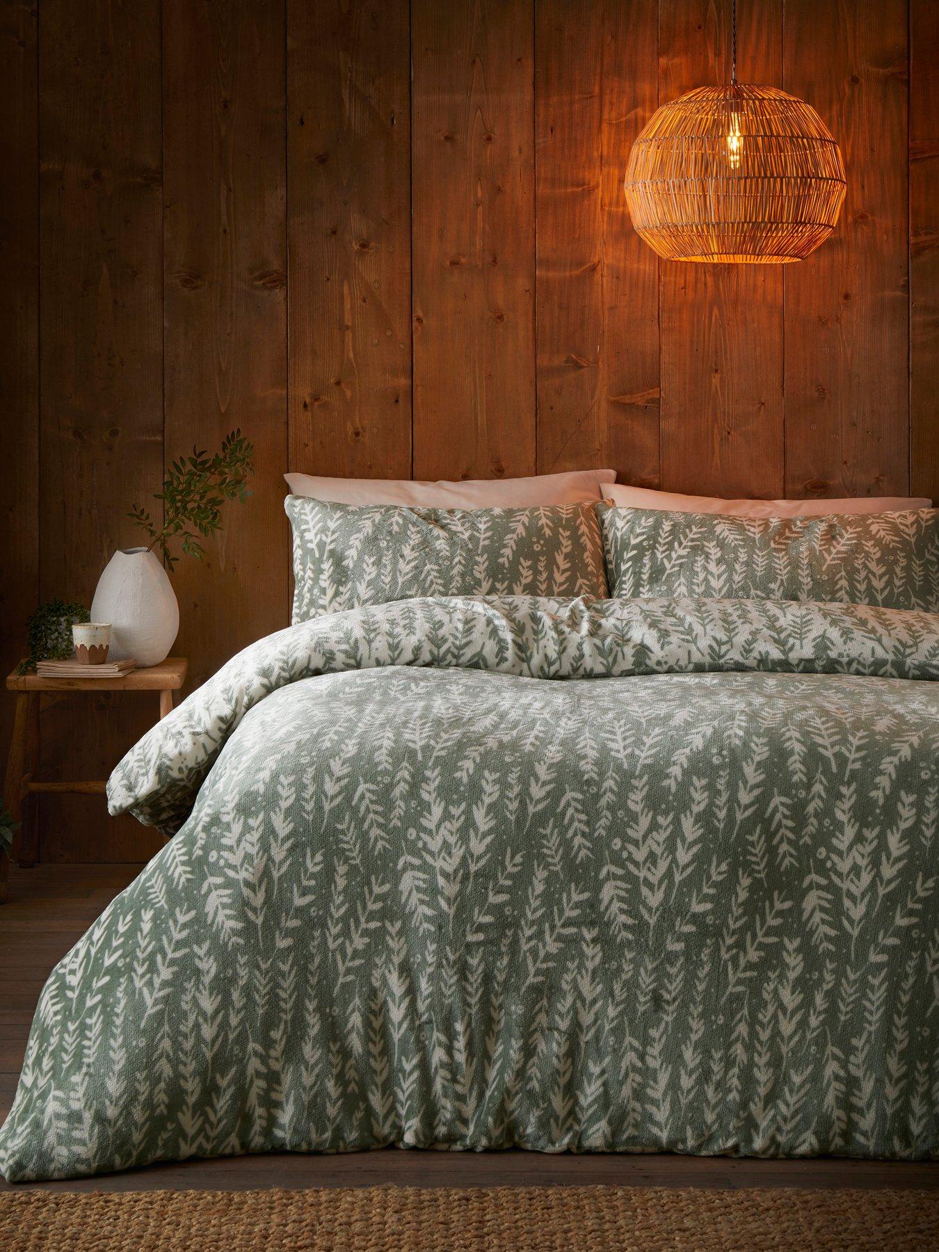 Fusion Winter Foliage -fleece Single Duvet Cover Set