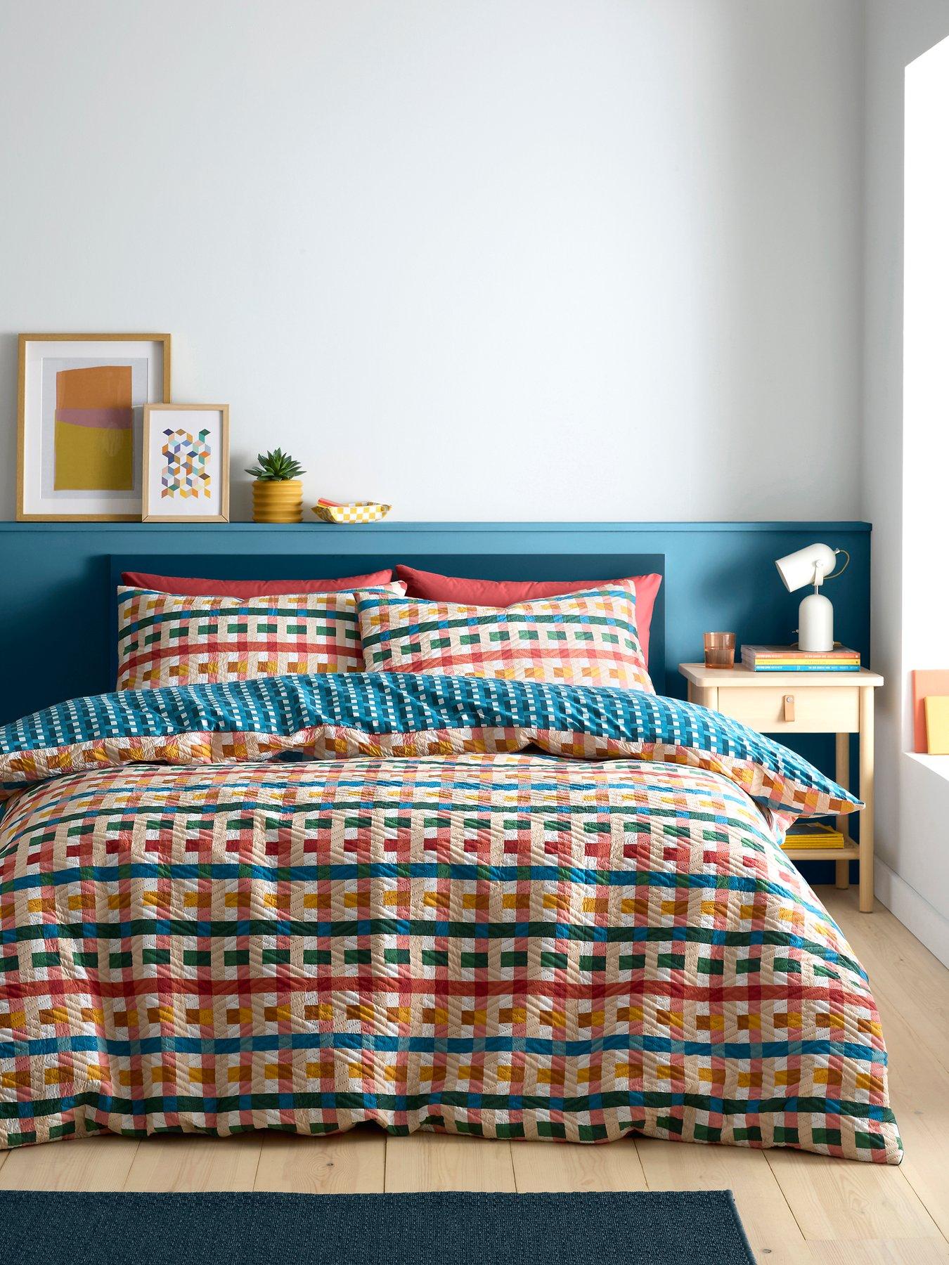 Image 1 of 3 of Fusion Rhett -textured King Duvet Cover Set