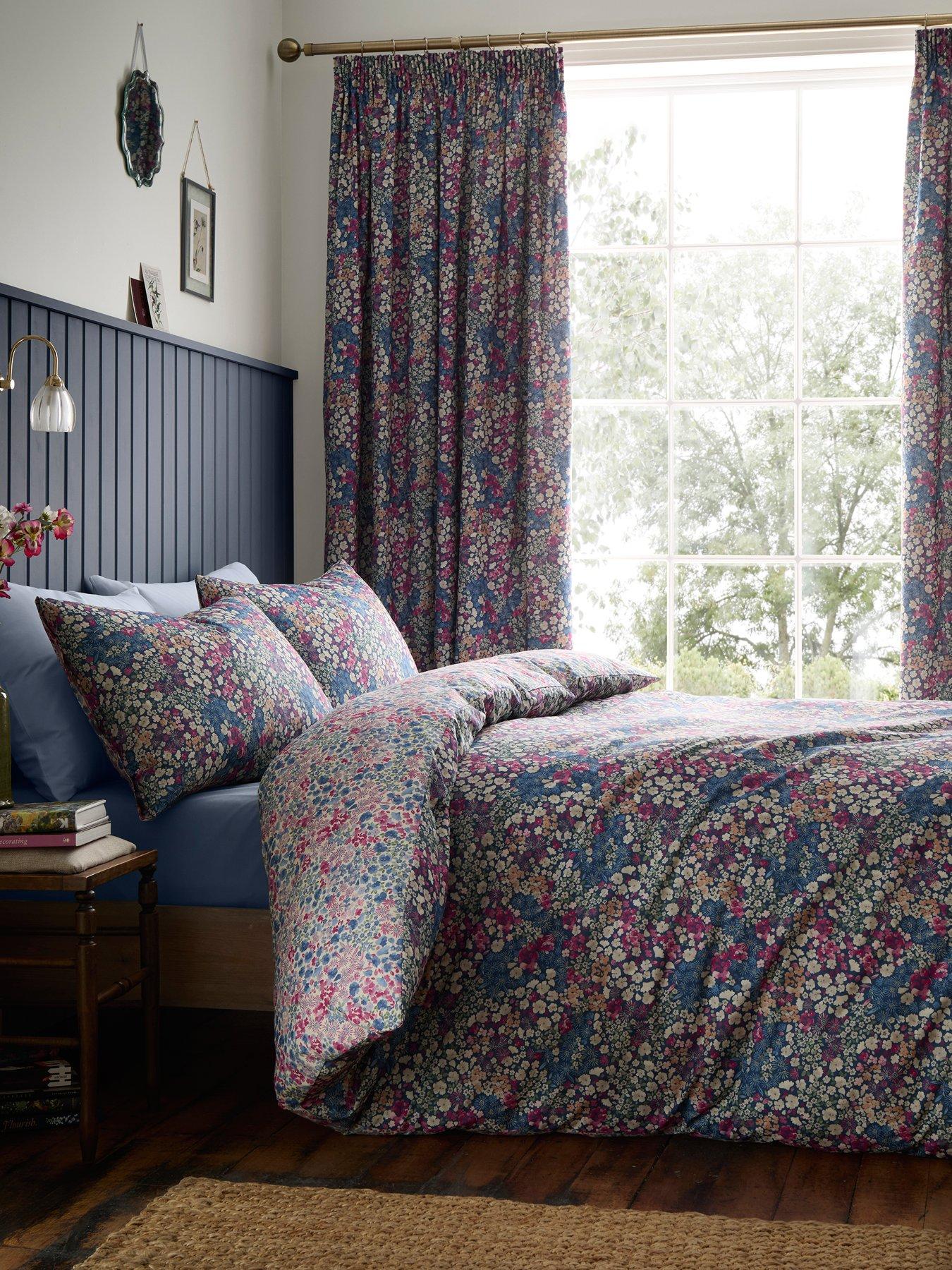 Image 1 of 4 of Dreams & Drapes Bessie Reversible Duvet Cover Set