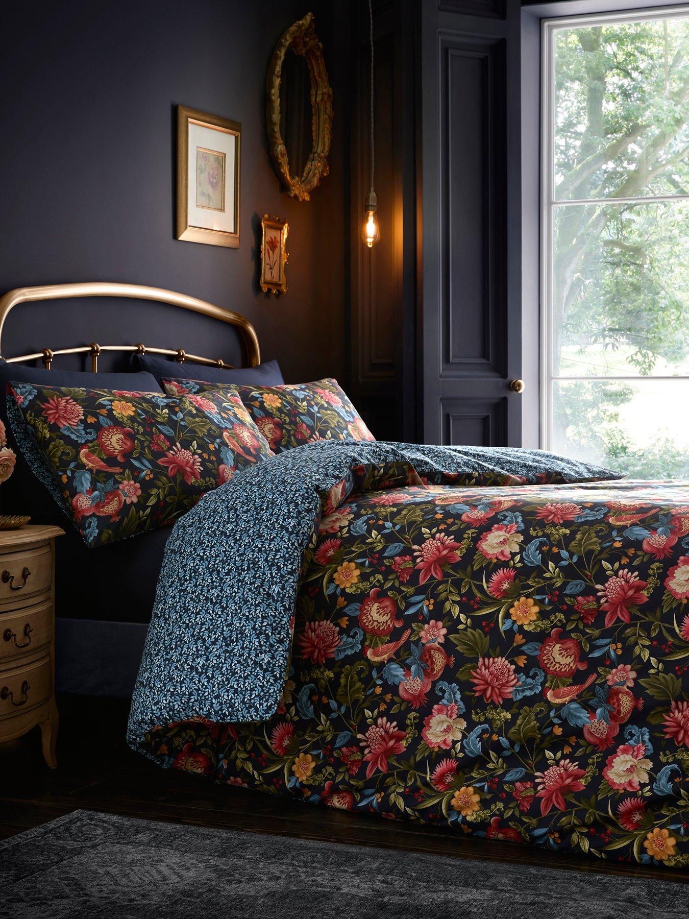 undefined Bejewelled 100% Cotton Duvet Cover Set