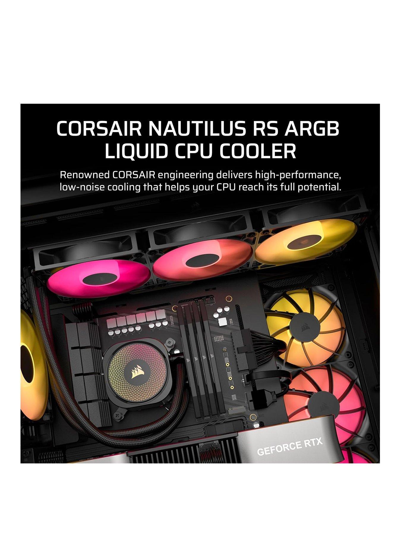 Image 2 of 7 of CORSAIR Nautilus&nbsp;360 ARGB, 360mm Radiator, Liquid CPU Cooler
