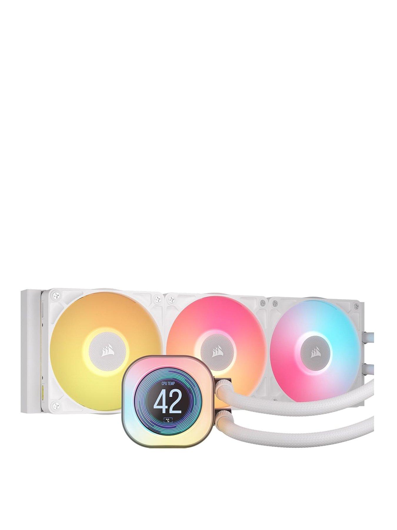 corsair-corsair-icue-link-titan-360-rx-lcd-white-aio-360mm-radiator-liquid-cpu-coolerfront