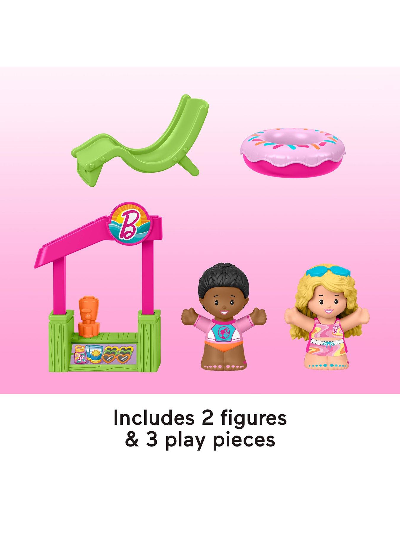 Image 5 of 8 of Fisher-Price Little People Barbie Wave Action Beach House Little People Playset