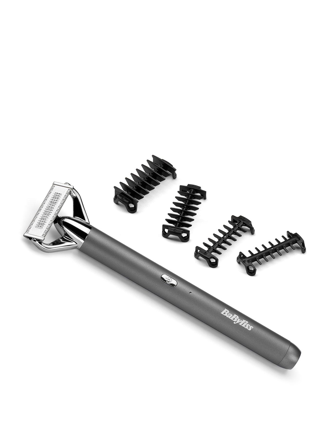 BaByliss Super-X Metal Series X-Blade Beard  &  Stubble Trimmer (Silver)