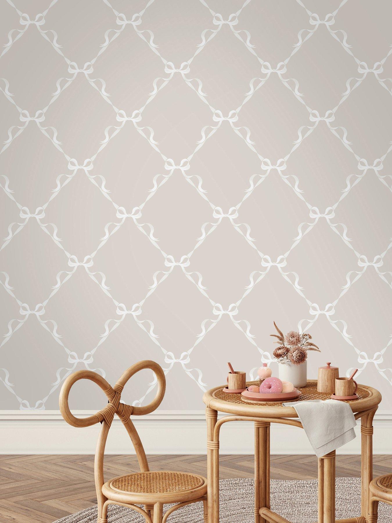 Holden Decor Tied With A Bow Wallpaper - Neutral