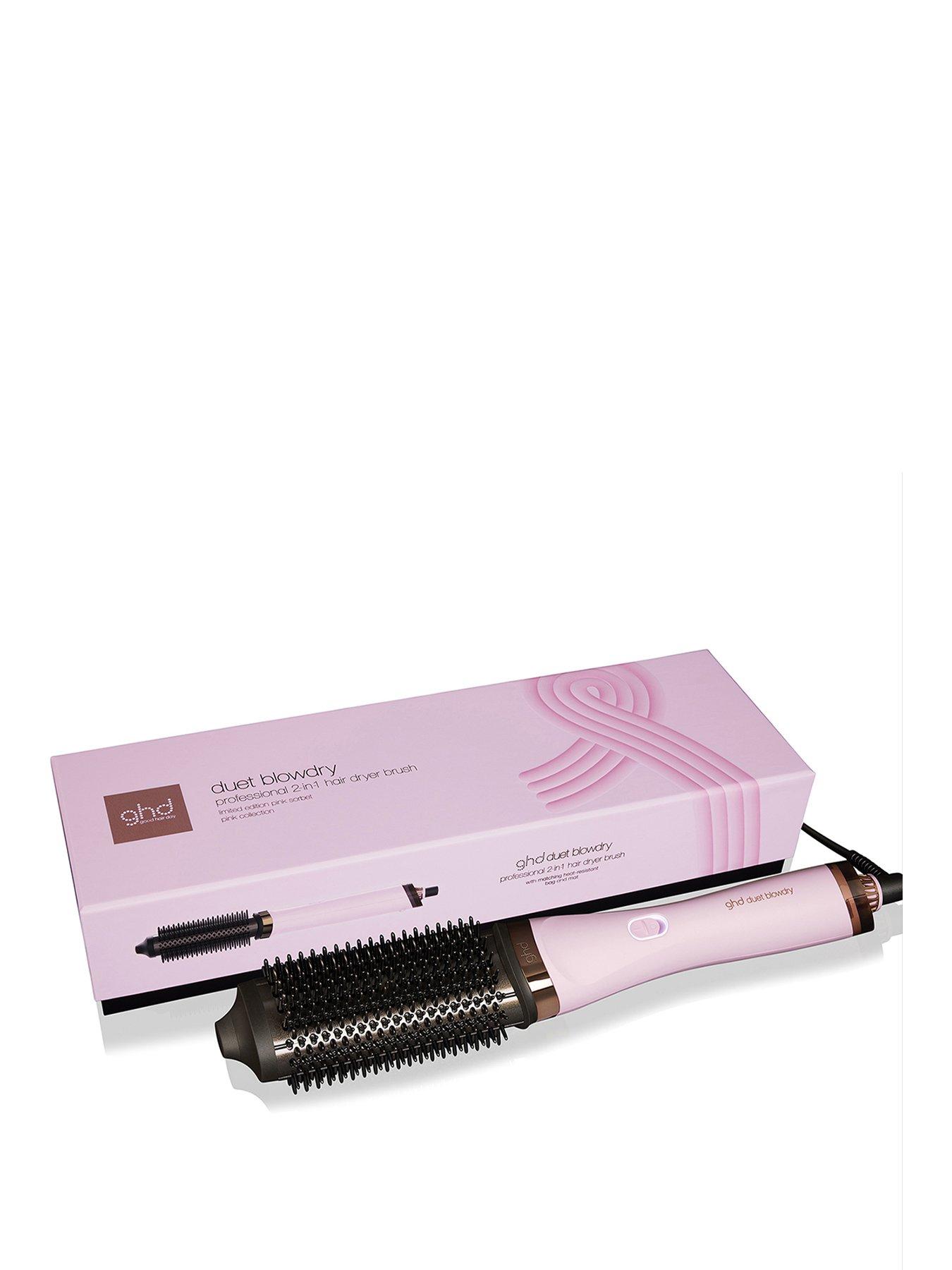 ghd ghd Duet Blowdry Charity Limited Edition Hair Dryer Brush in Pink Sorbet