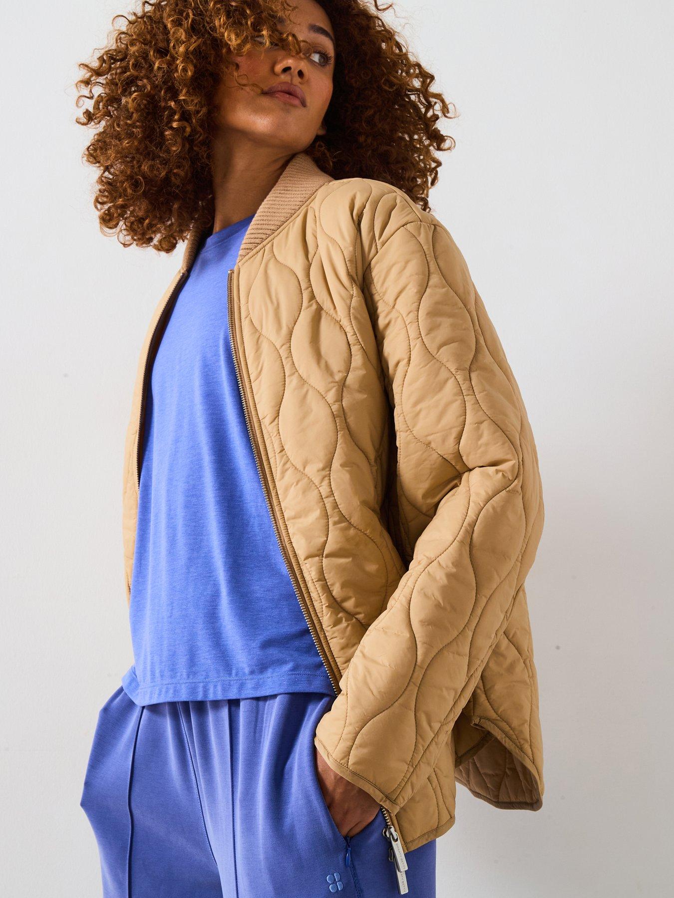 Sweaty Betty Womens On The Move Jacket - Beige