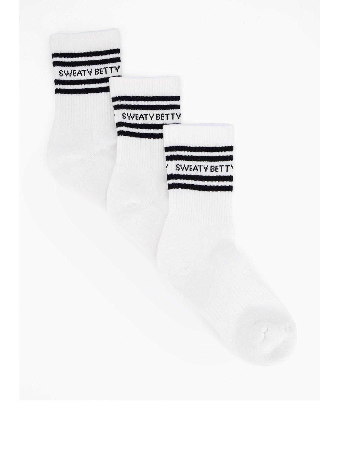 sweaty-betty-womens-training-varsity-slogan-3-pack-socks-white