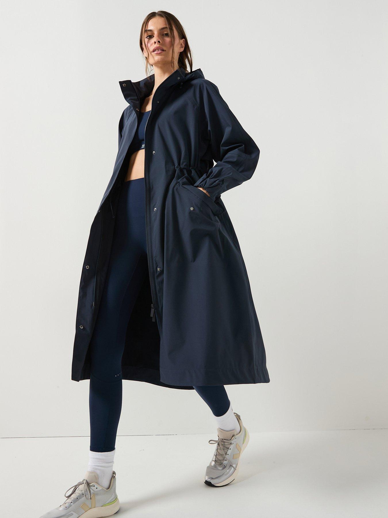 Sweaty Betty Motion Technical Longline Parka - Navy