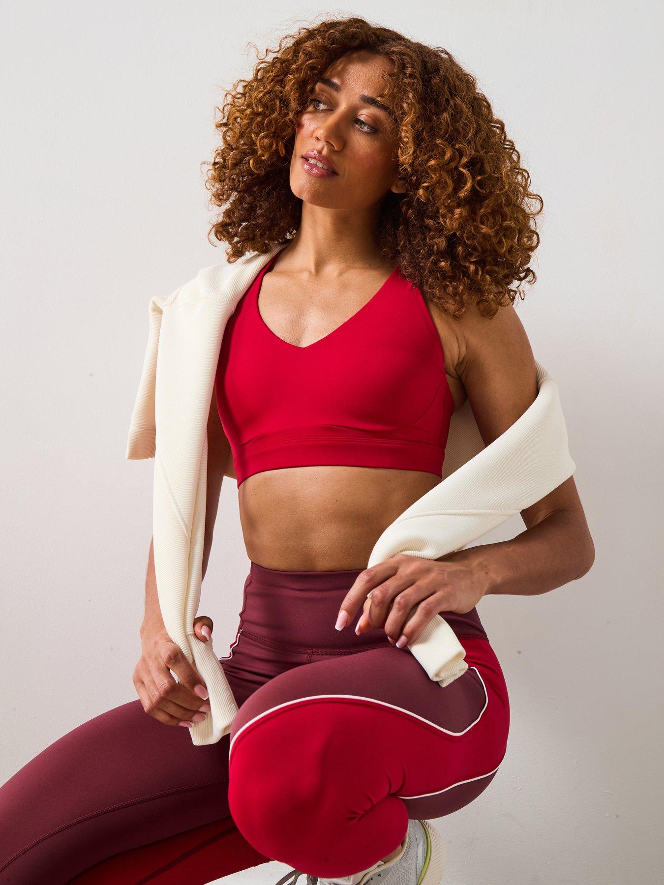 Image 1 of 6 of Sweaty Betty Womens Training Power Pulse Bra - Red