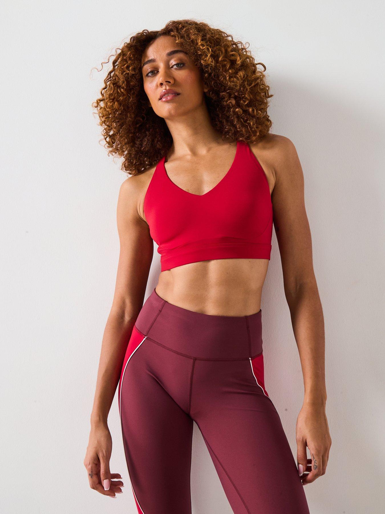 Image 5 of 6 of Sweaty Betty Womens Training Power Pulse Bra - Red