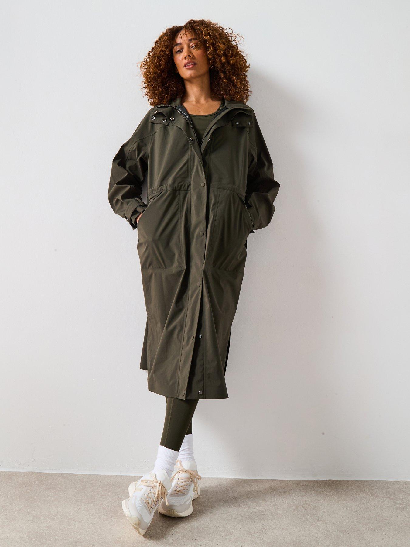 Sweaty Betty Womens Training Motion Technical Longline Parka - Green