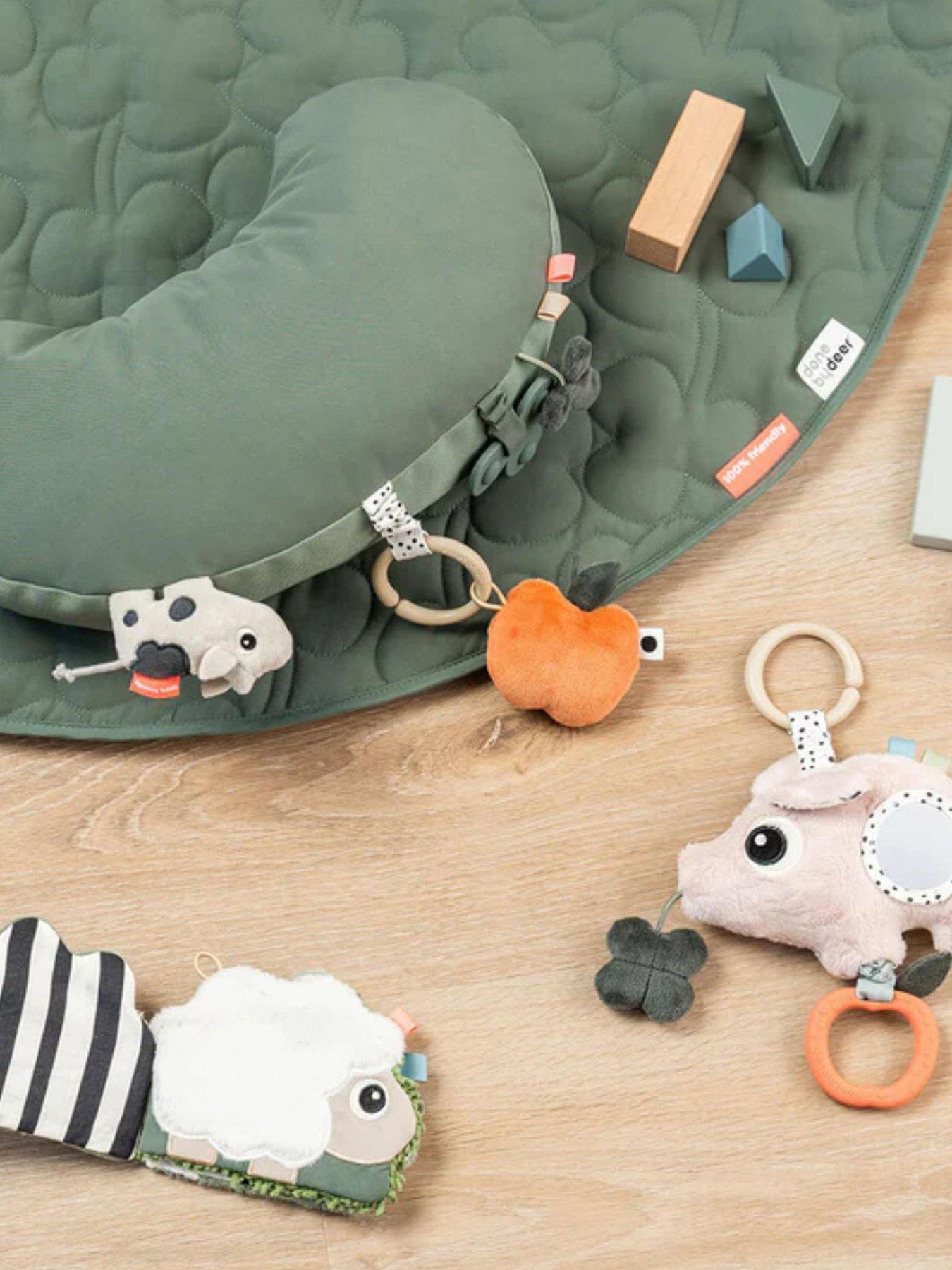 done-by-deer-tummy-time-activity-pillow-tiny-farm-green