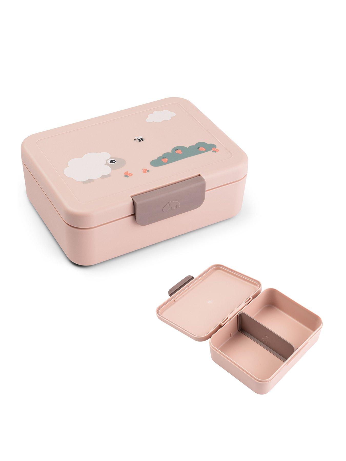 Image 2 of 3 of Done by Deer Lunch box w/divider Tiny farm Powder