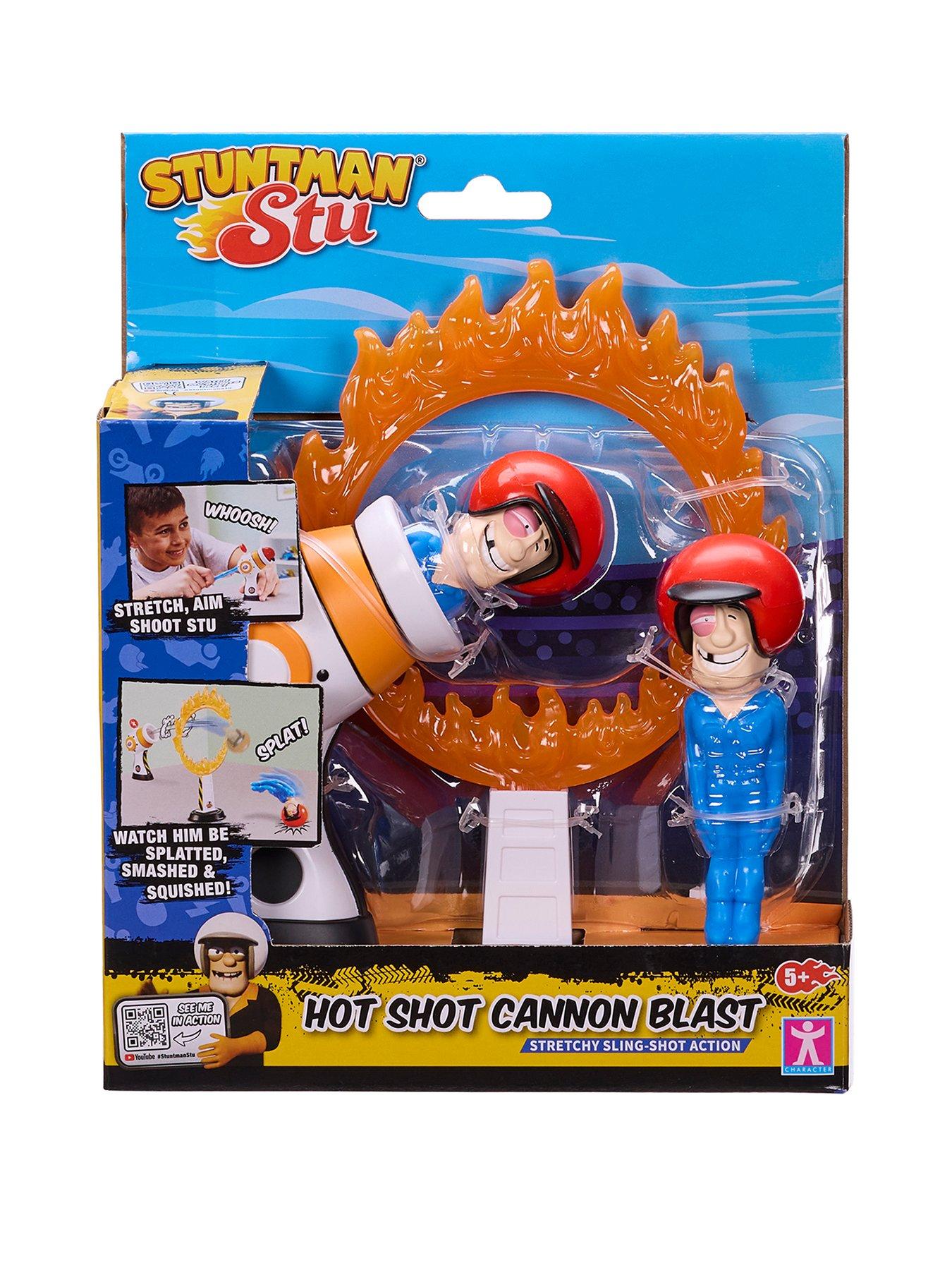Image 1 of 8 of Stuntman Stu Hot Shot Cannon Blast Playset